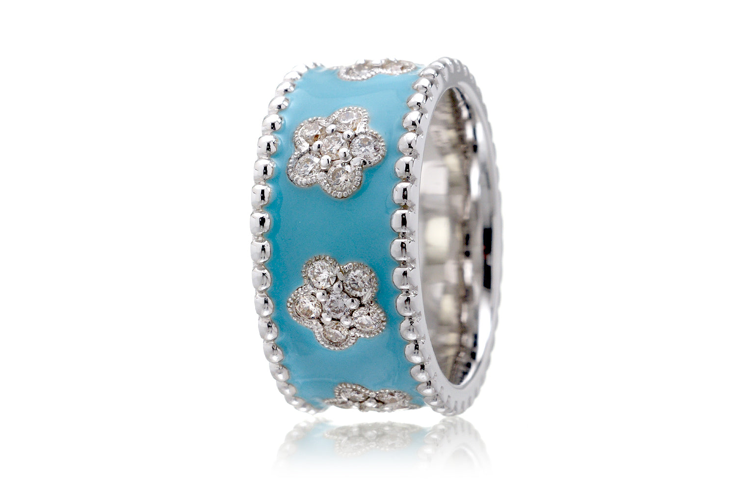 The Bernadette Diamond Ring (Turquoise)