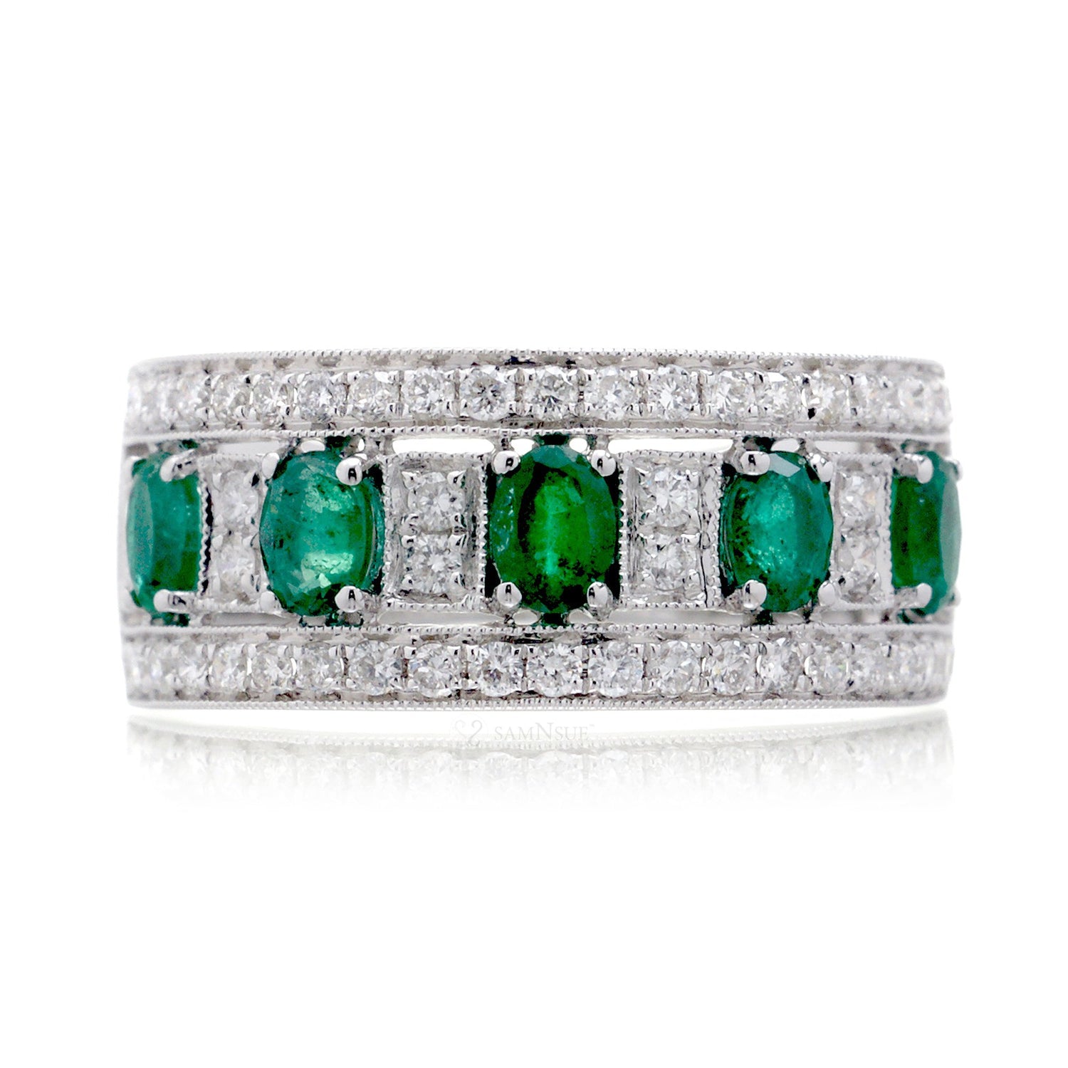 The Marjorie Emerald Ring