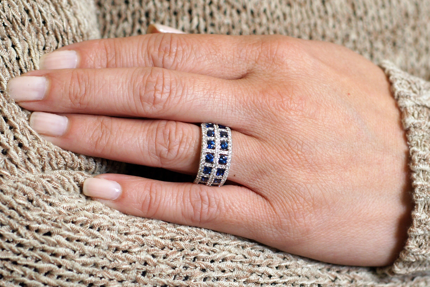 The Claudette Sapphire Ring