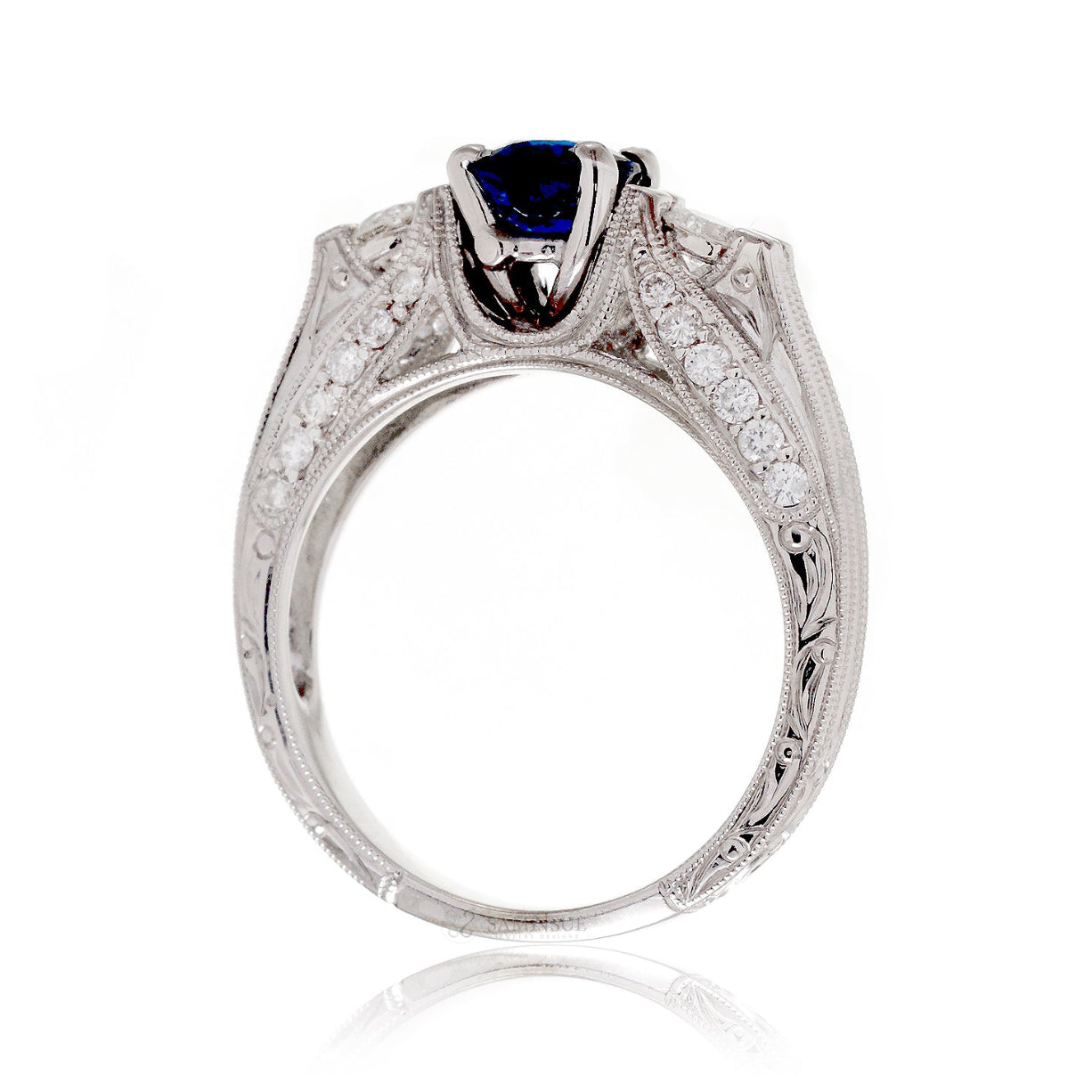 The Miley Oval Sapphire Ring