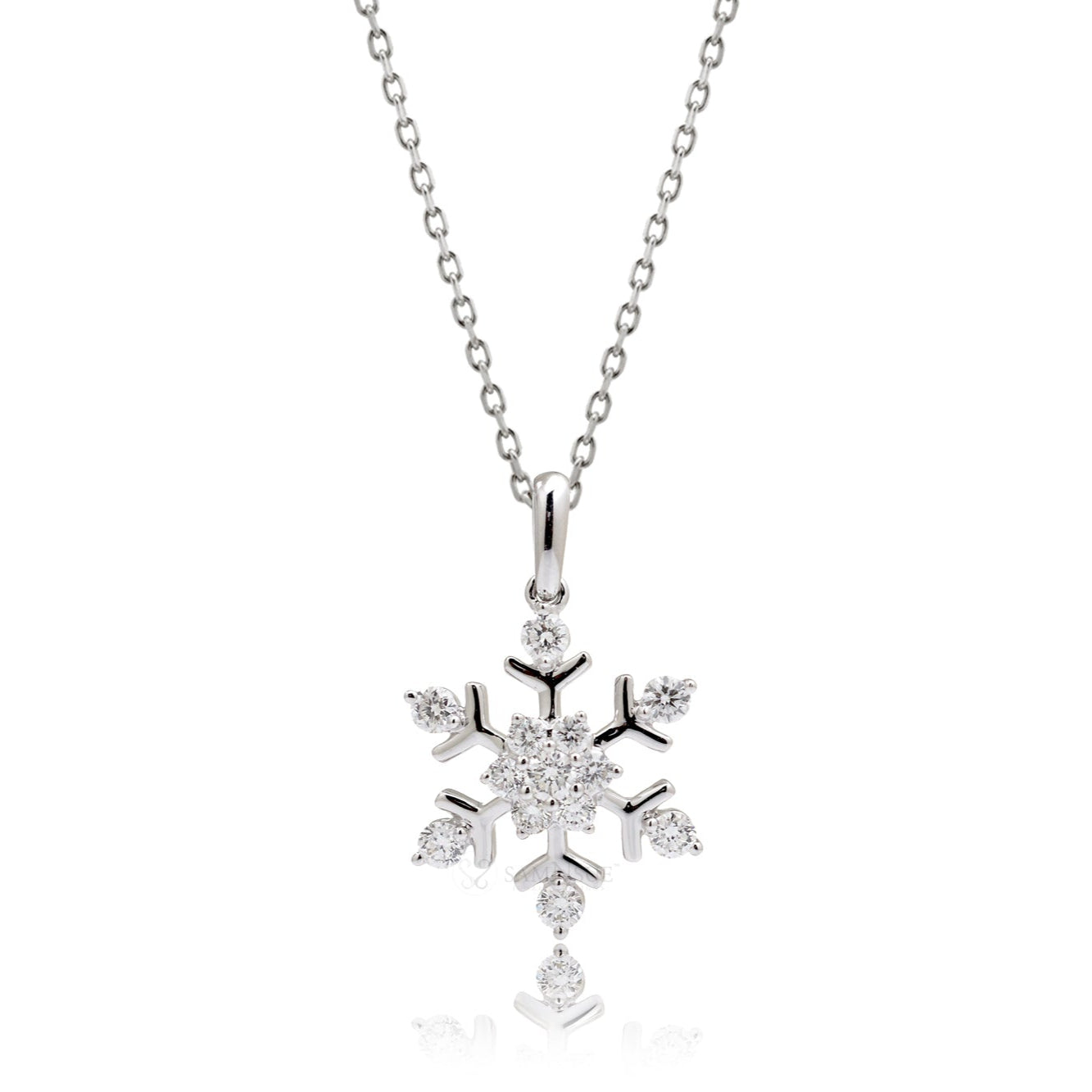 The Star Snowflake Diamond Pendant
