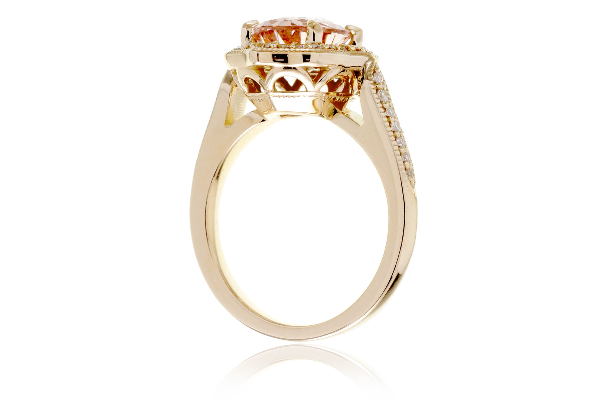 The Genevieve Oval Morganite