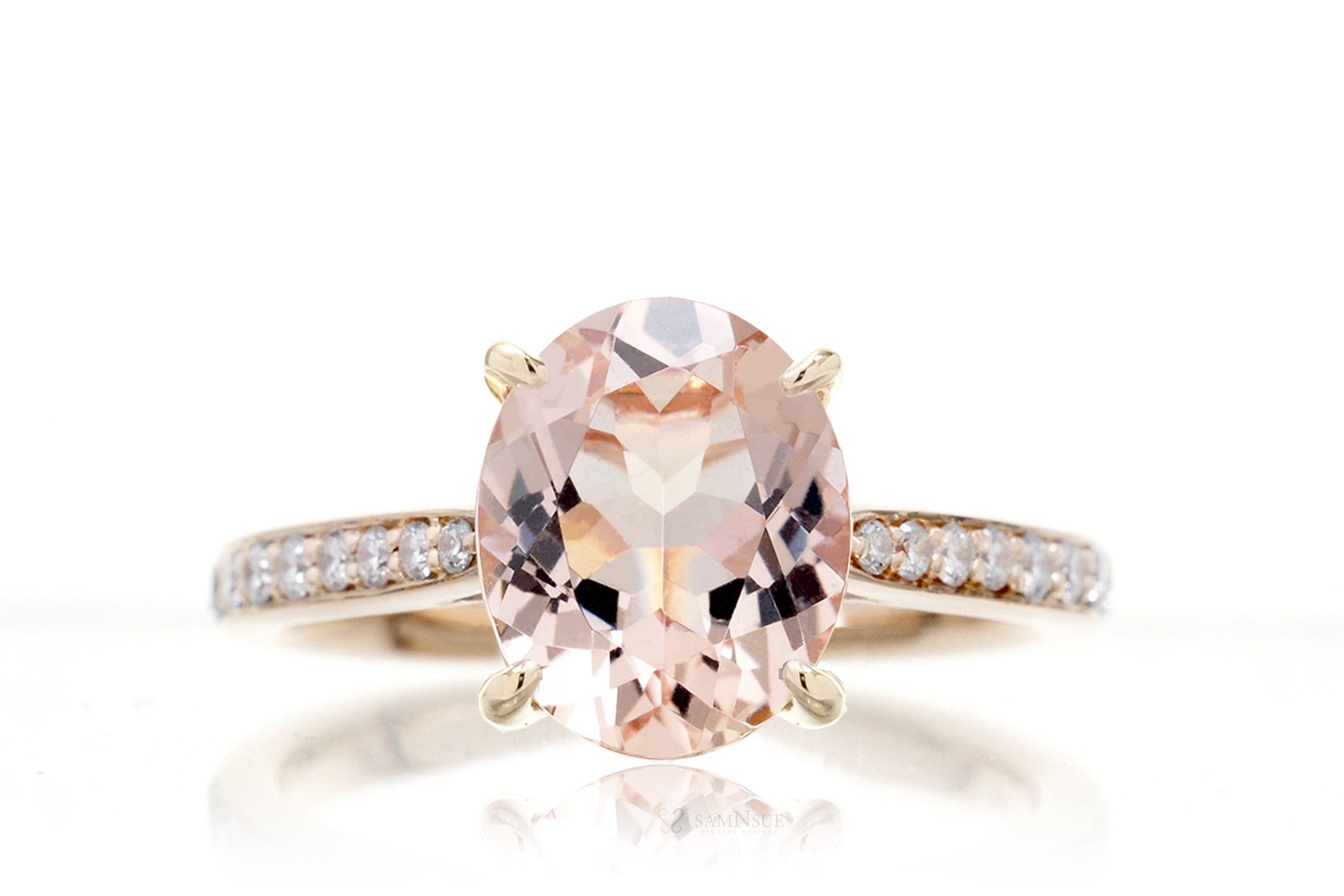 The Emily Oval Morganite