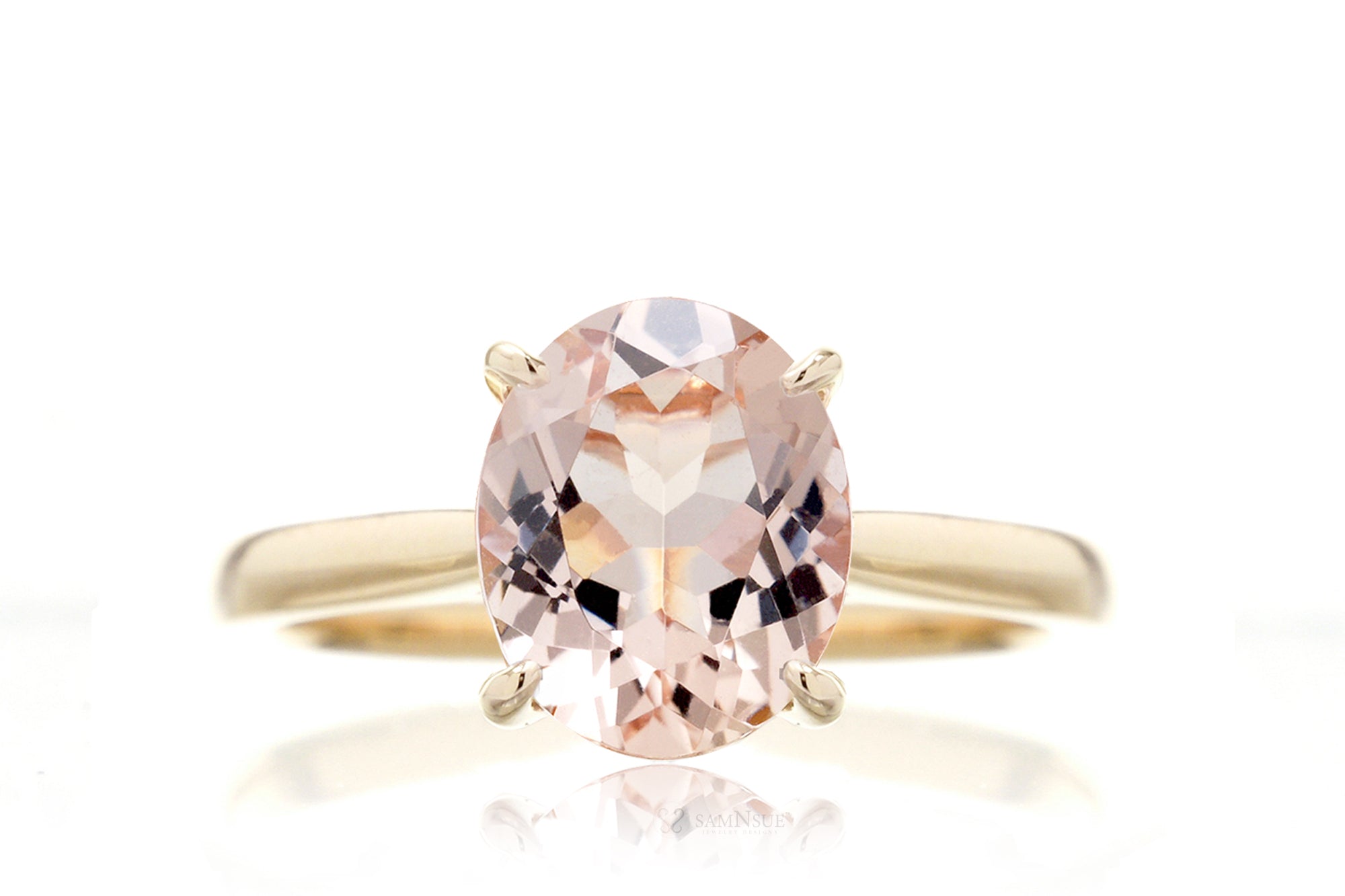 The Emily Oval Morganite