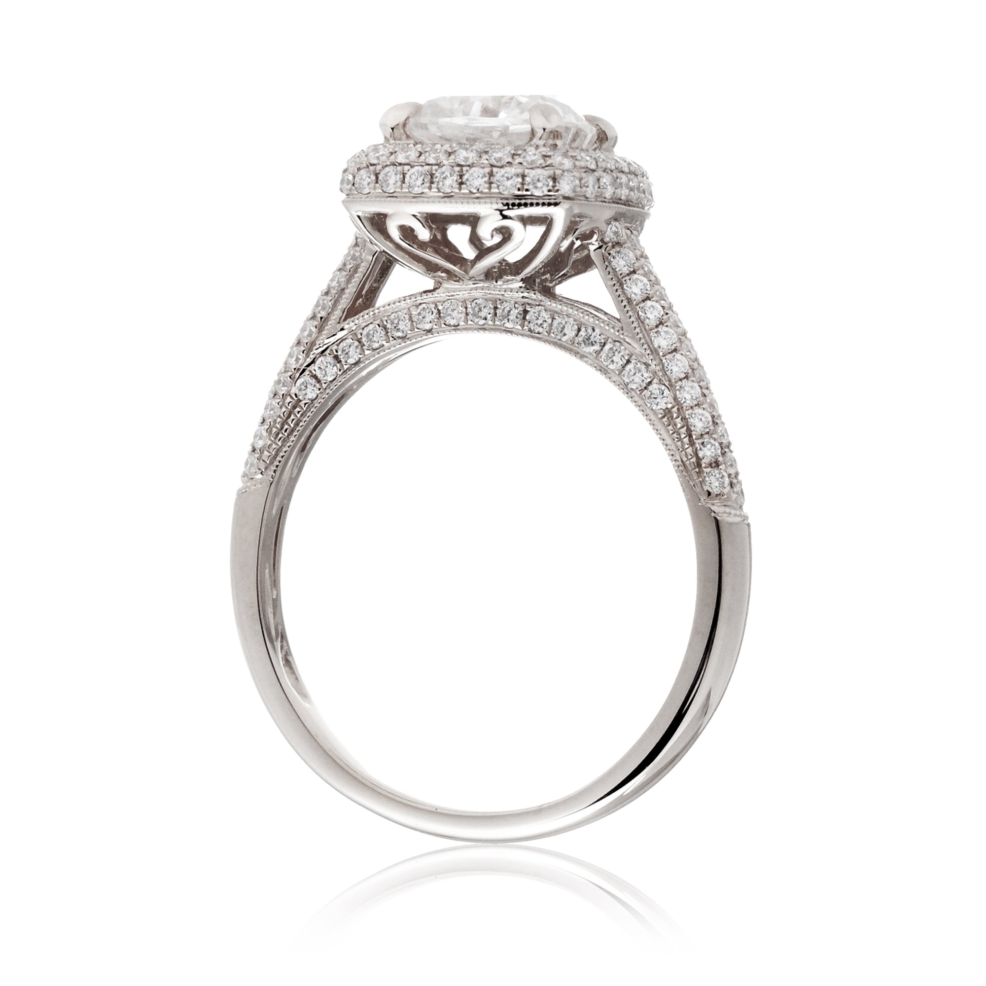 The Pamela Cushion Moissanite Ring