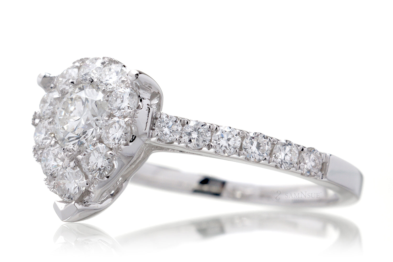 The Maryanne Pear Diamond Ring (0.97 ct t.w.)