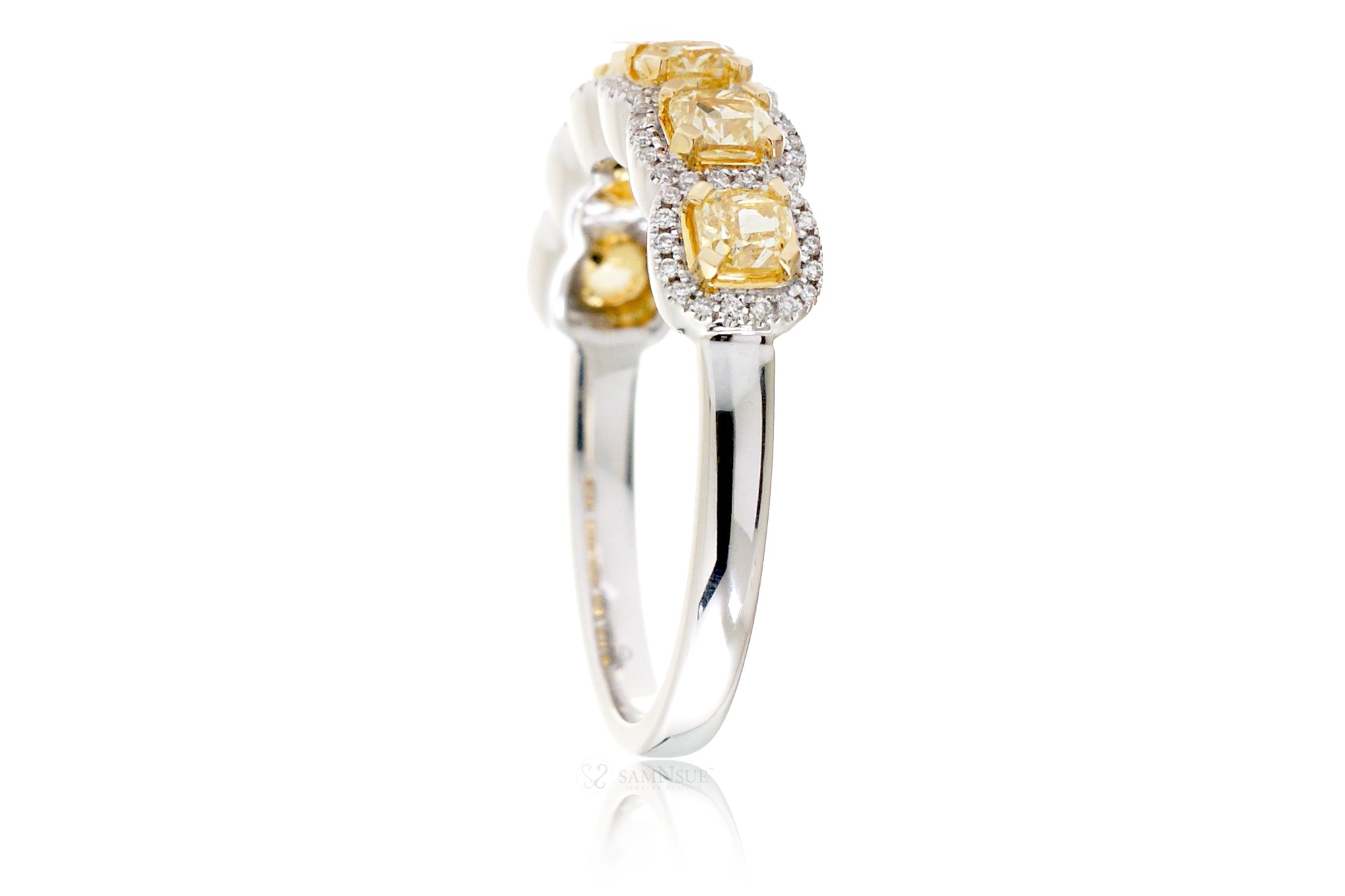 The Penelope Yellow Diamond Band