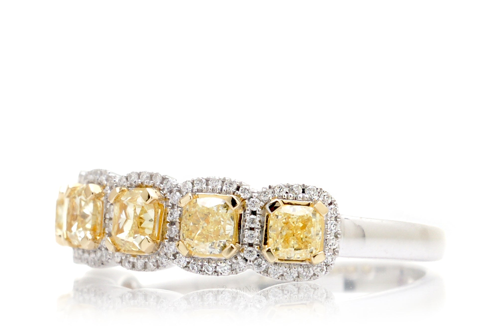 The Penelope Yellow Diamond Band