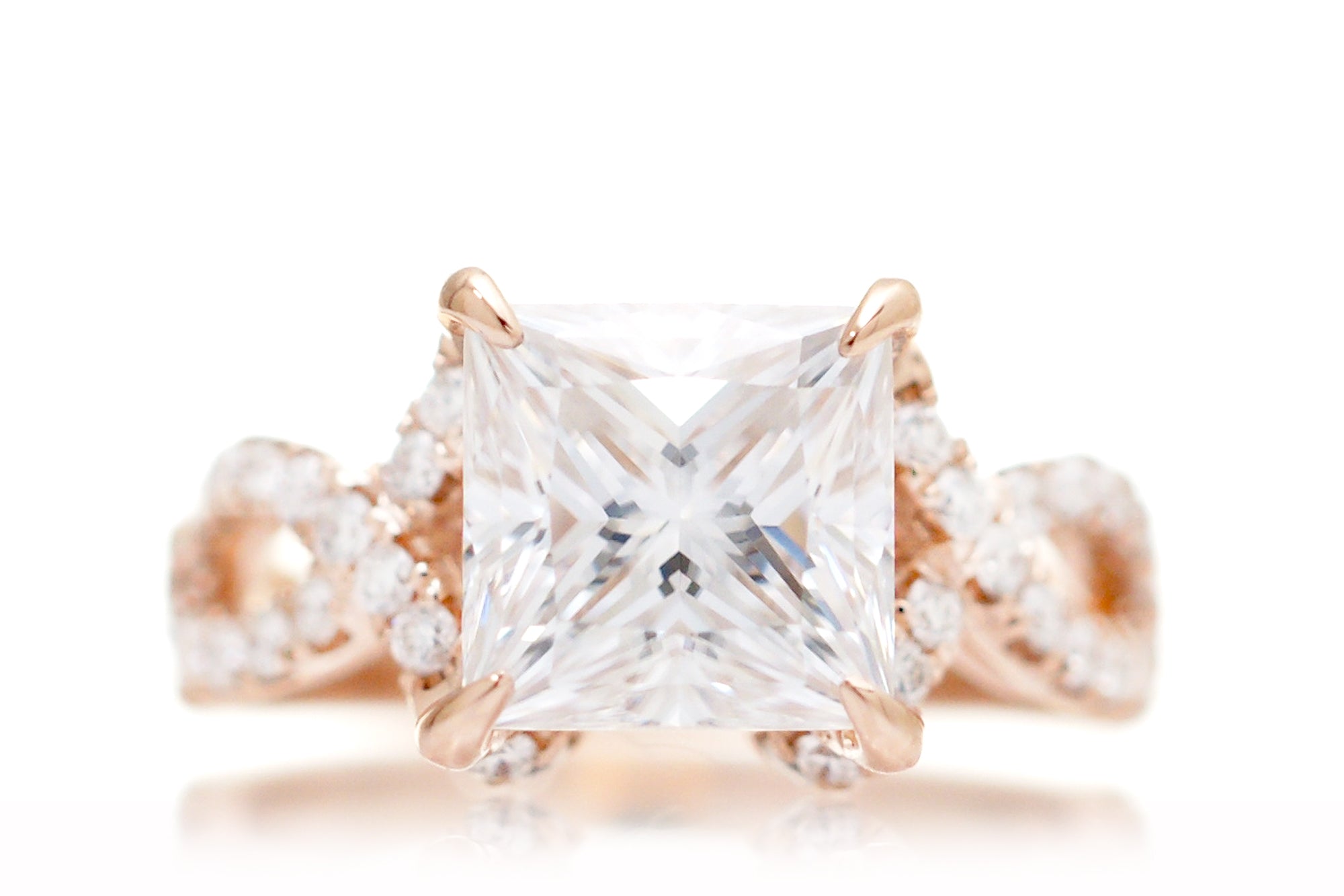 The Felicity Princess Moissanite Ring