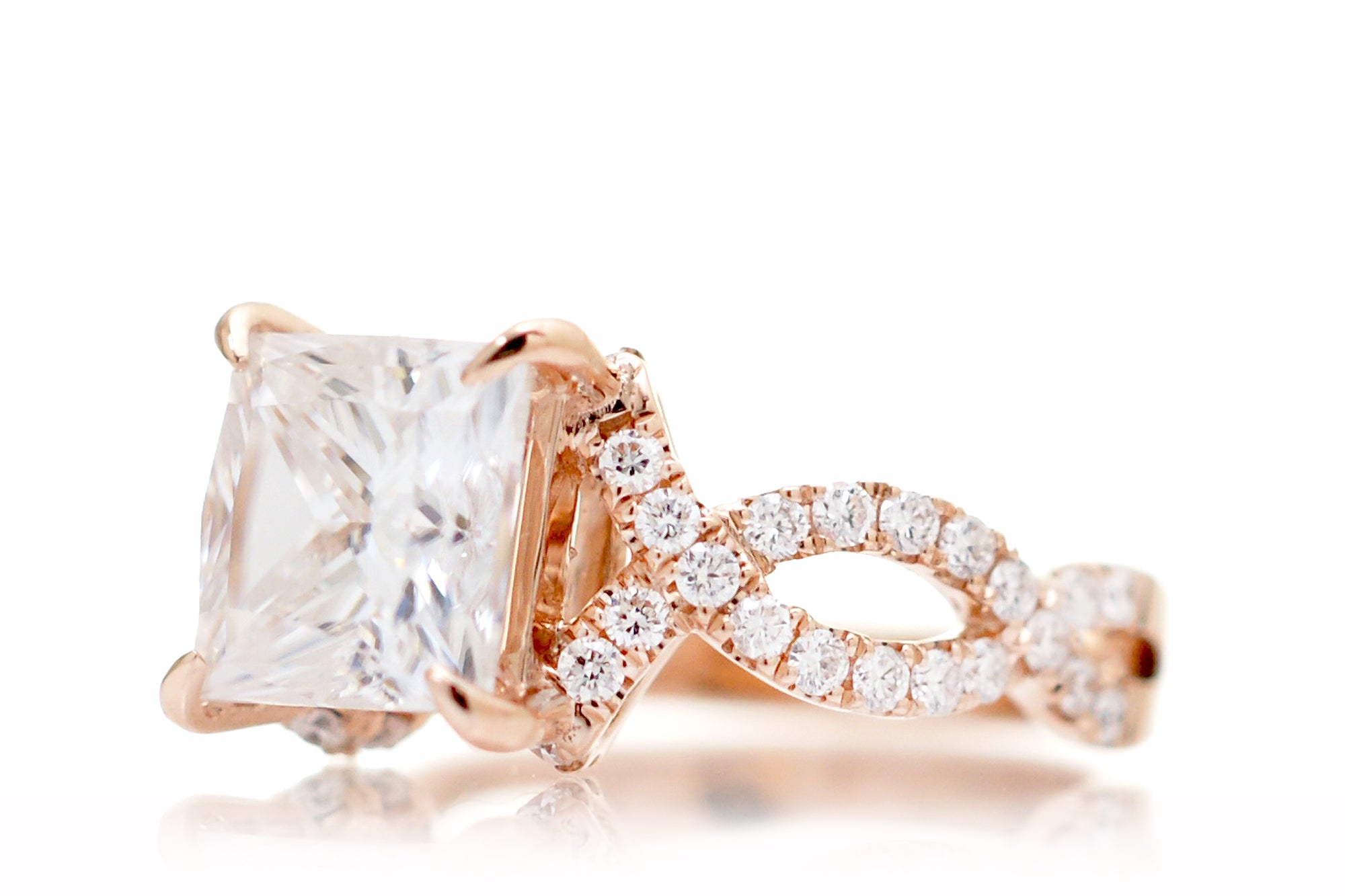 The Felicity Princess Moissanite Ring