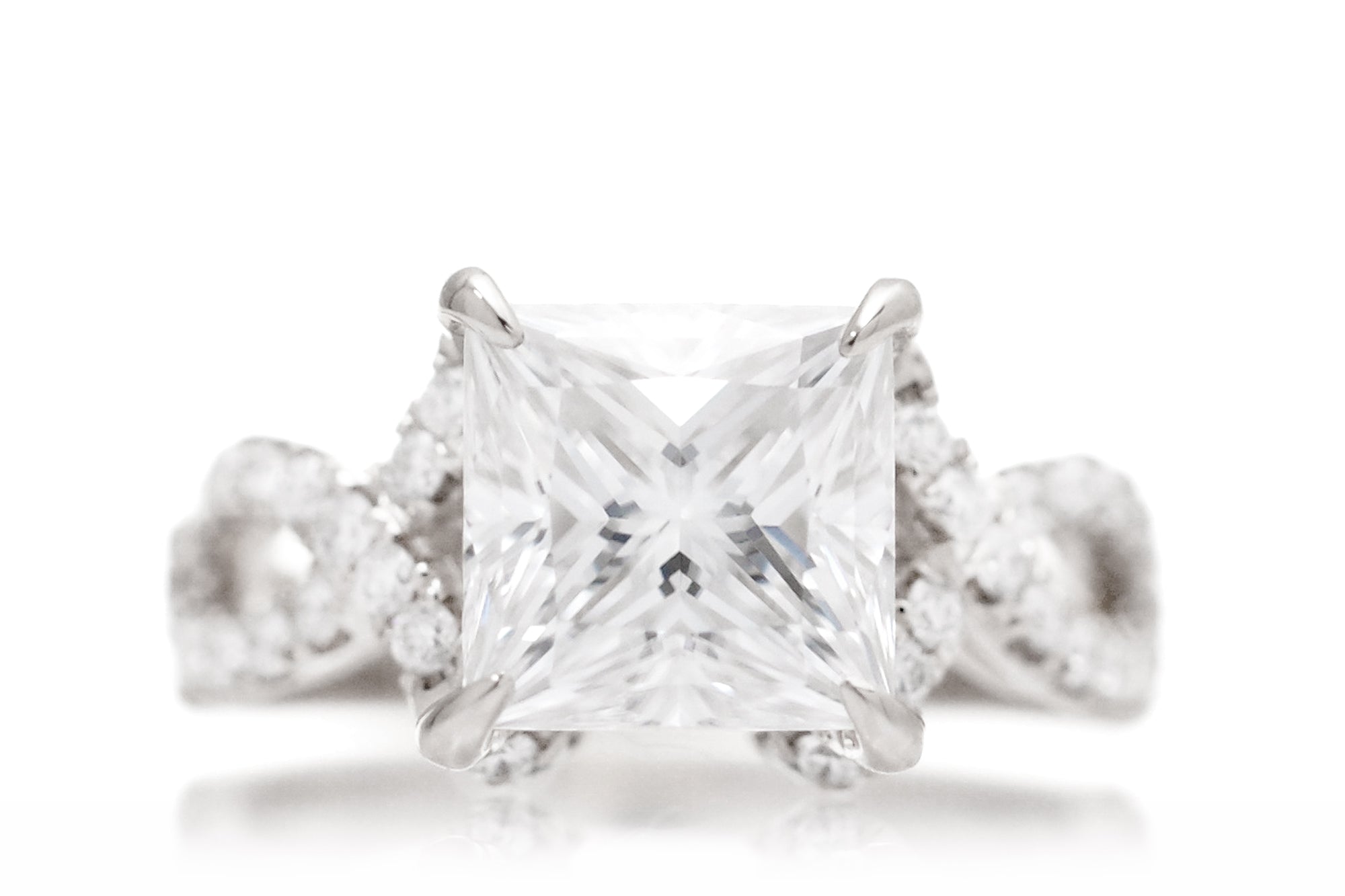 The Felicity Princess Moissanite Ring