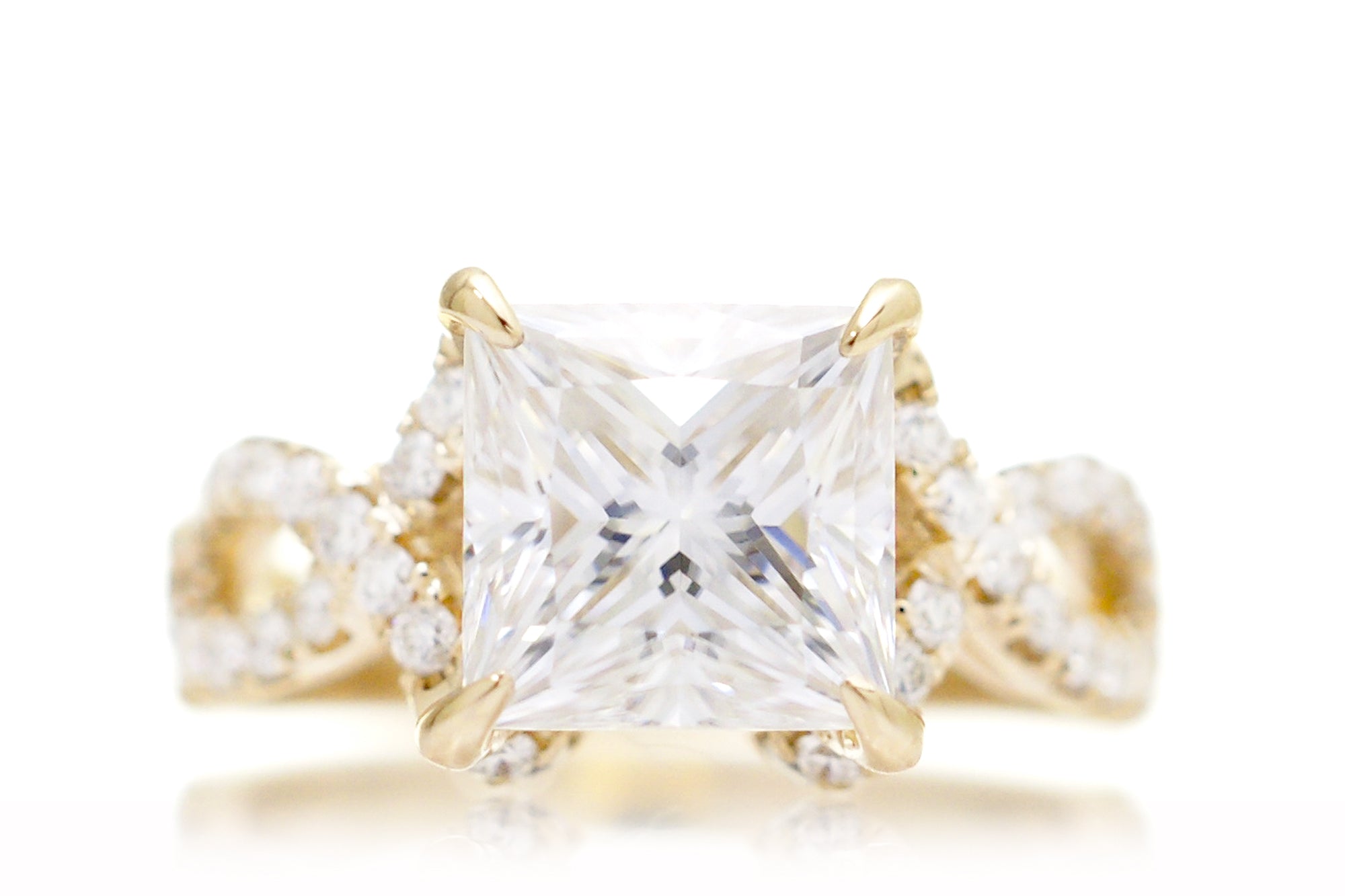 The Felicity Princess Moissanite Ring