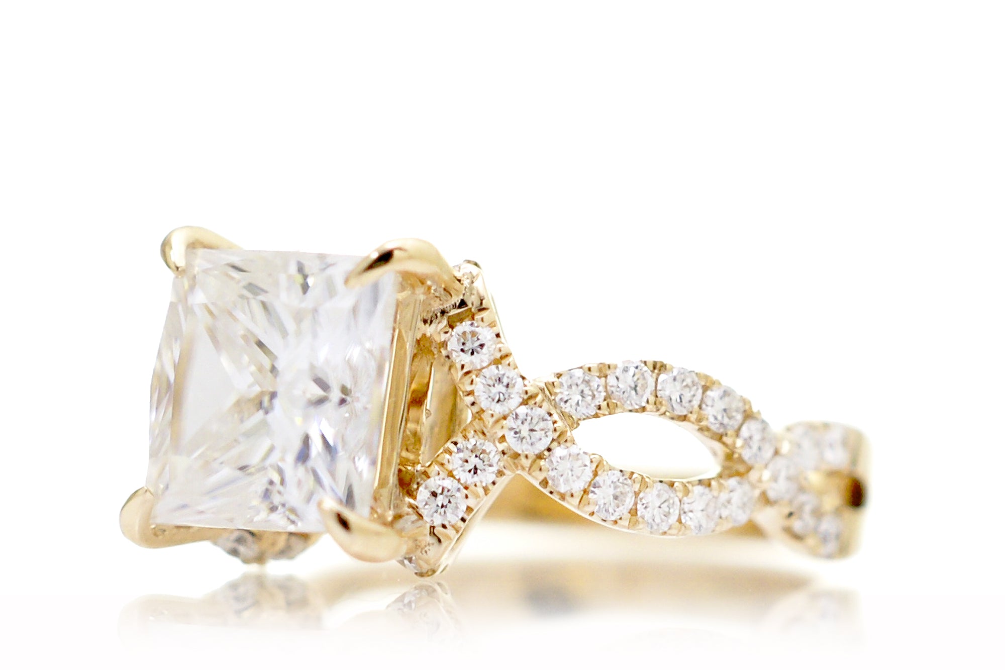 The Felicity Princess Moissanite Ring