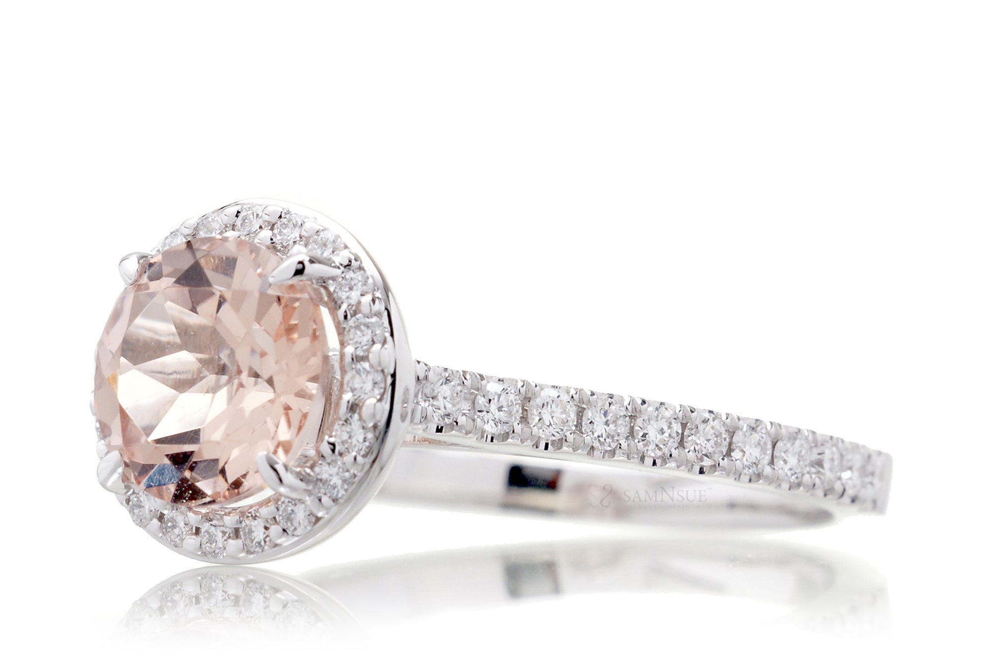 The Sunset Round Morganite