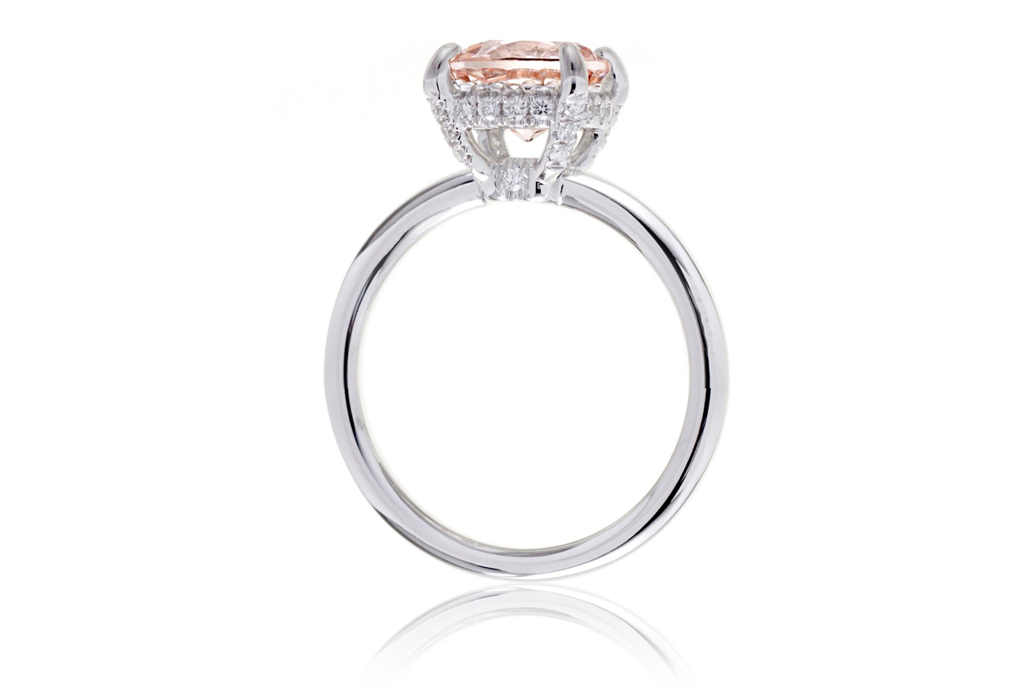 The Drenched Solitaire Round Morganite