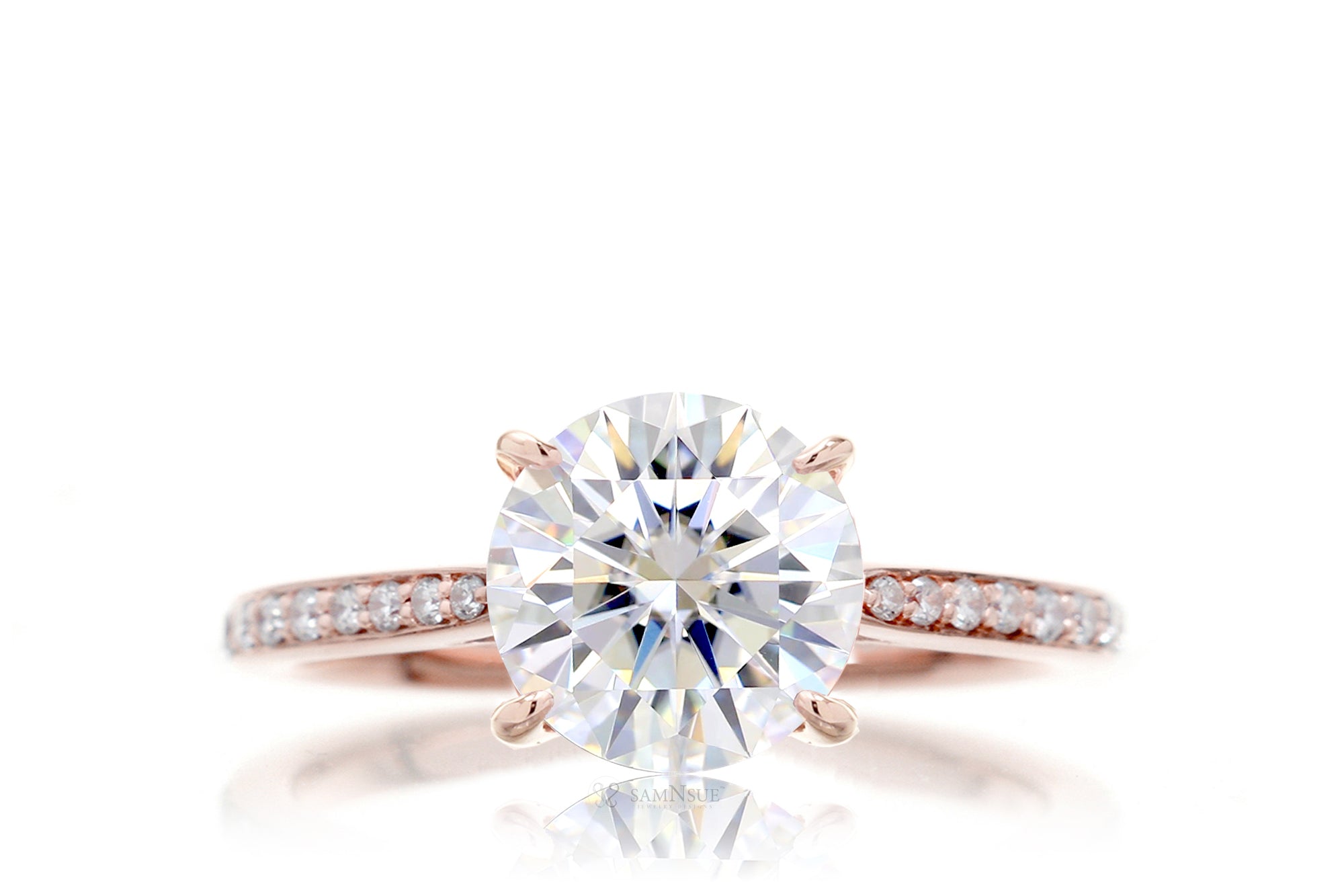 The Emily Round Moissanite