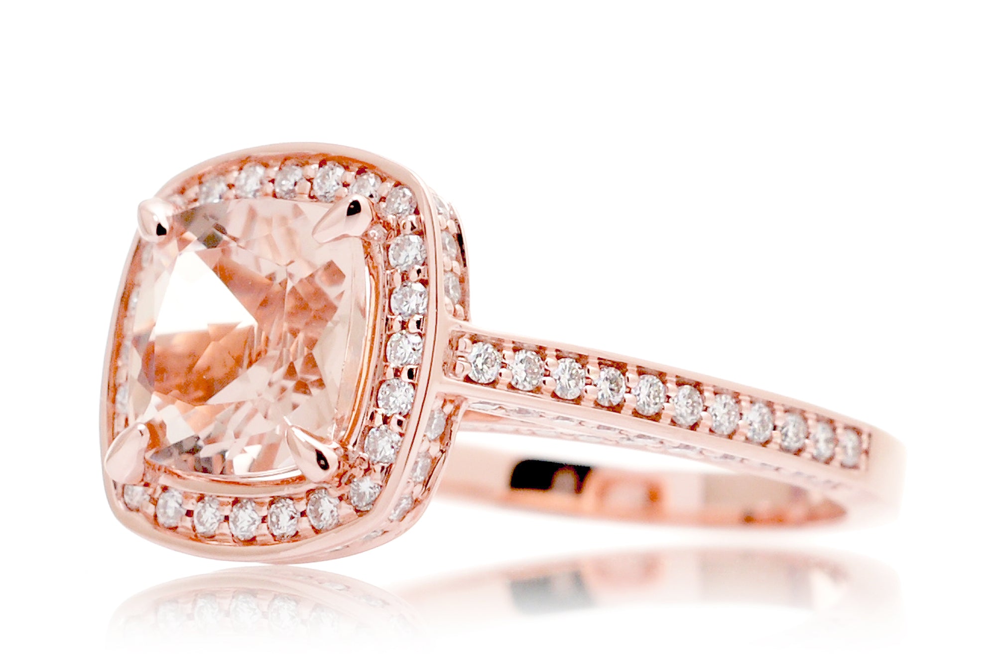 The Solstice Cushion Morganite