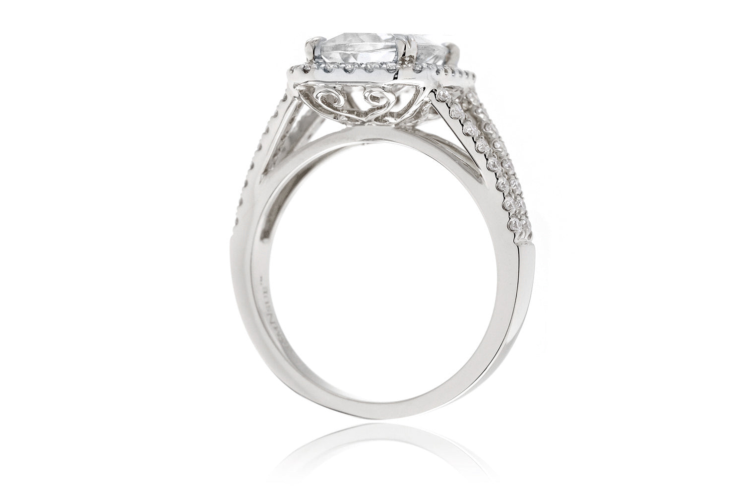 The Signature Split Band Radiant Moissanite