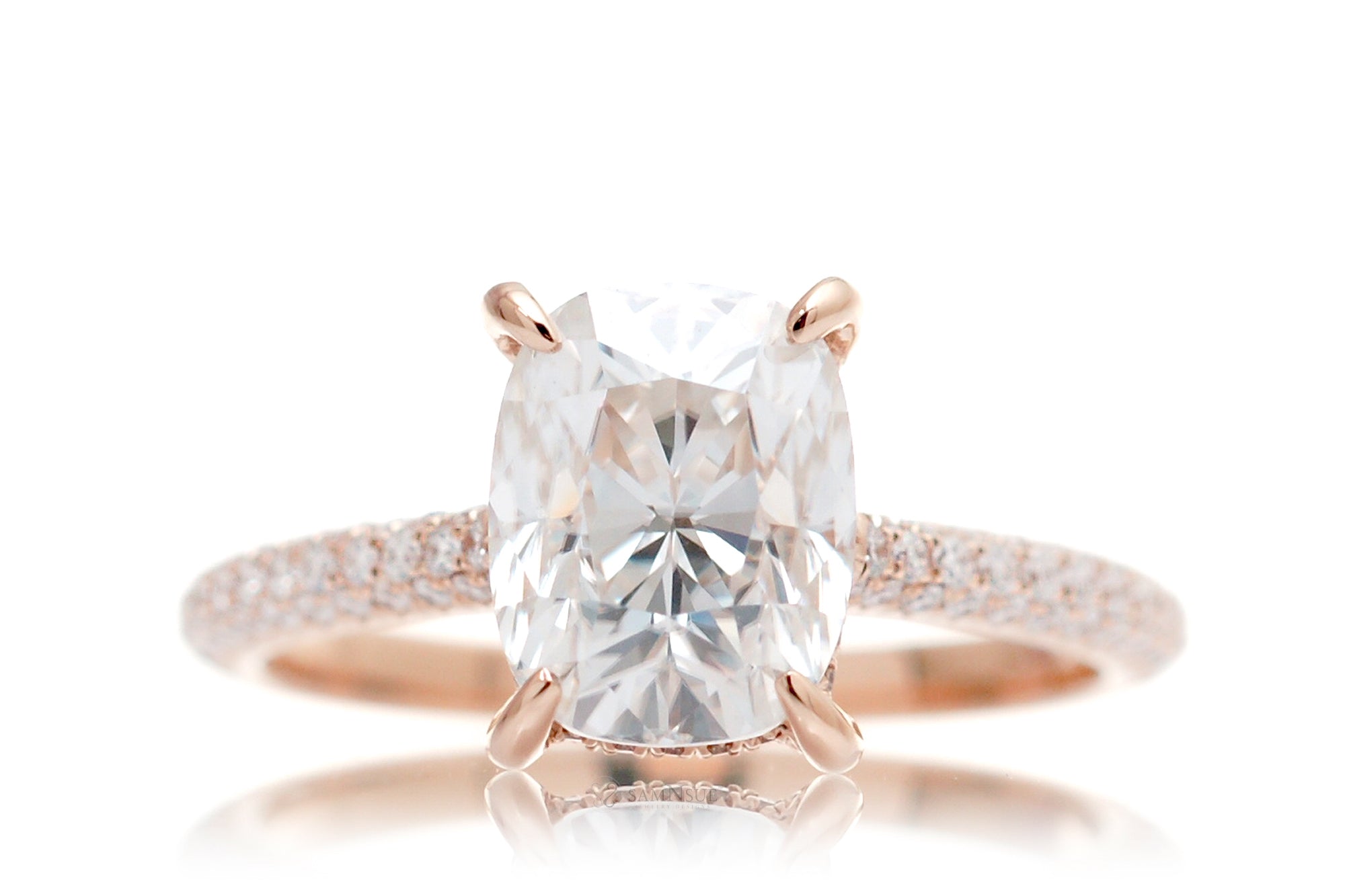 The Starlight Cushion Moissanite