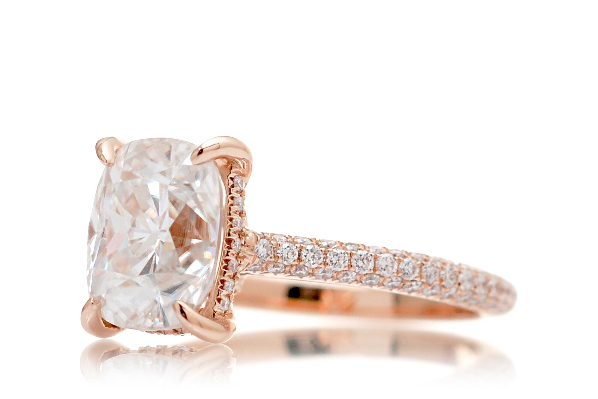 The Starlight Cushion Moissanite