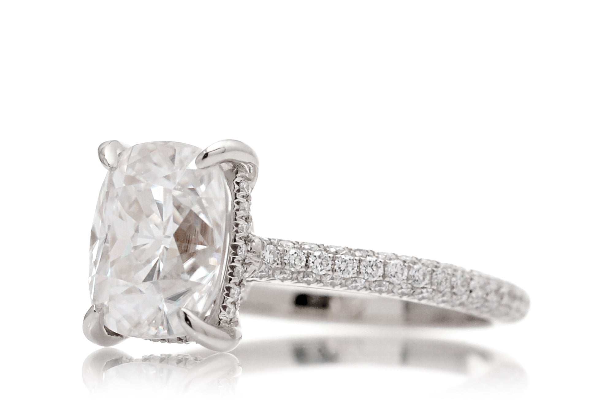 The Starlight Cushion Moissanite