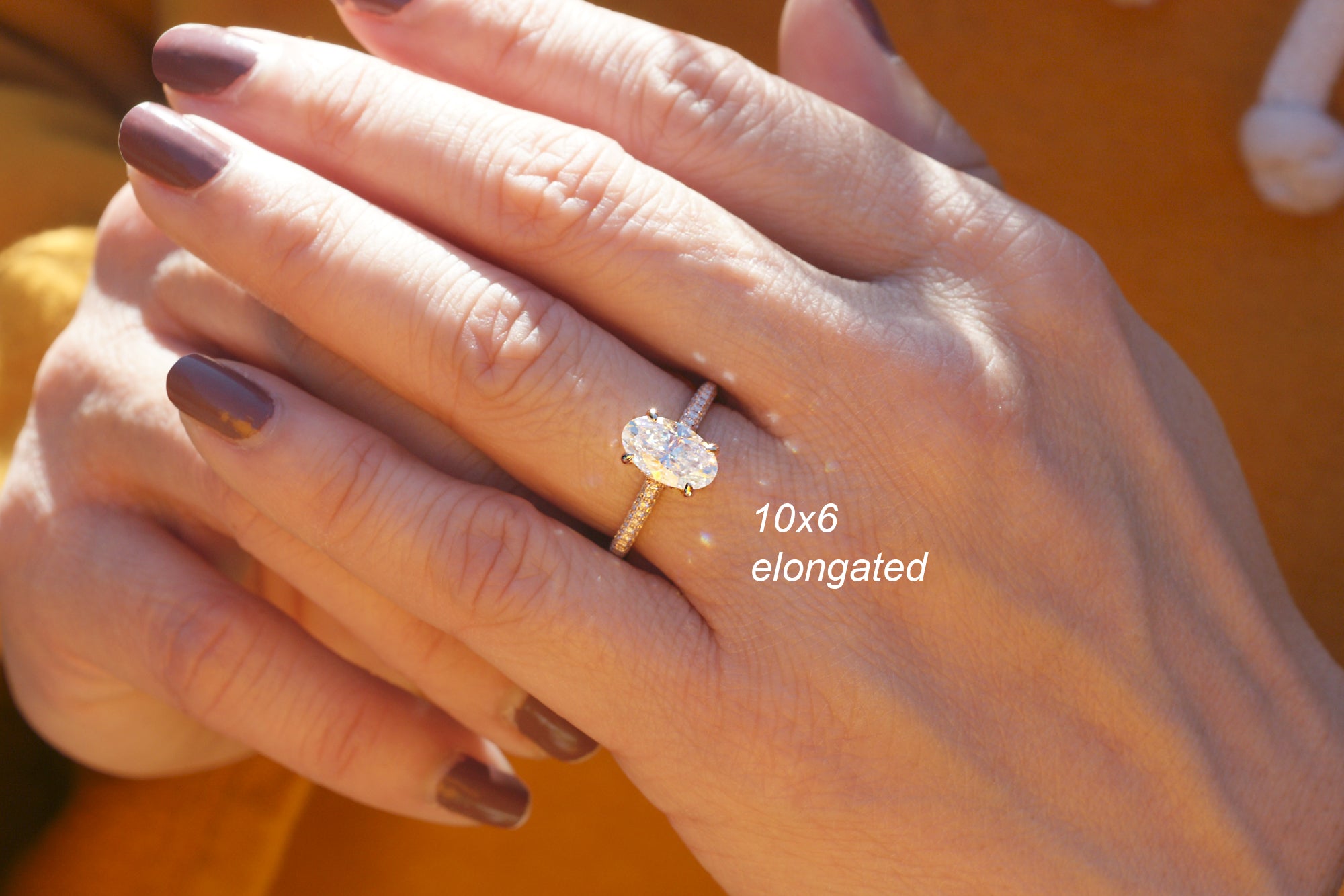 The Starlight Oval Moissanite