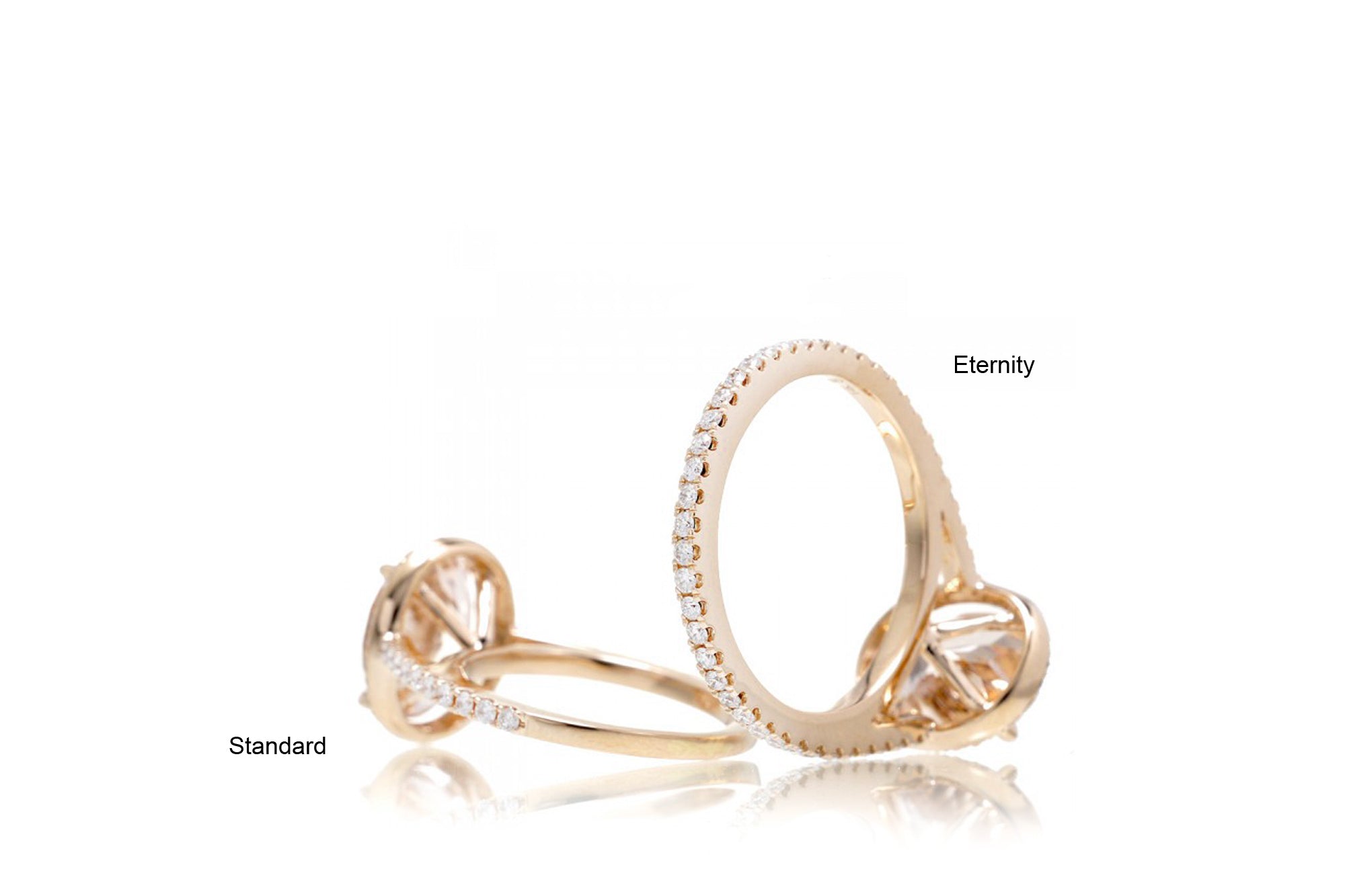The Steffy Oval Cut Moissanite Ring