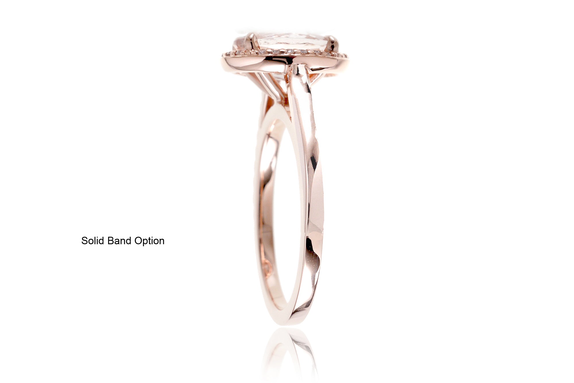 The Steffy Oval Cut Moissanite Ring