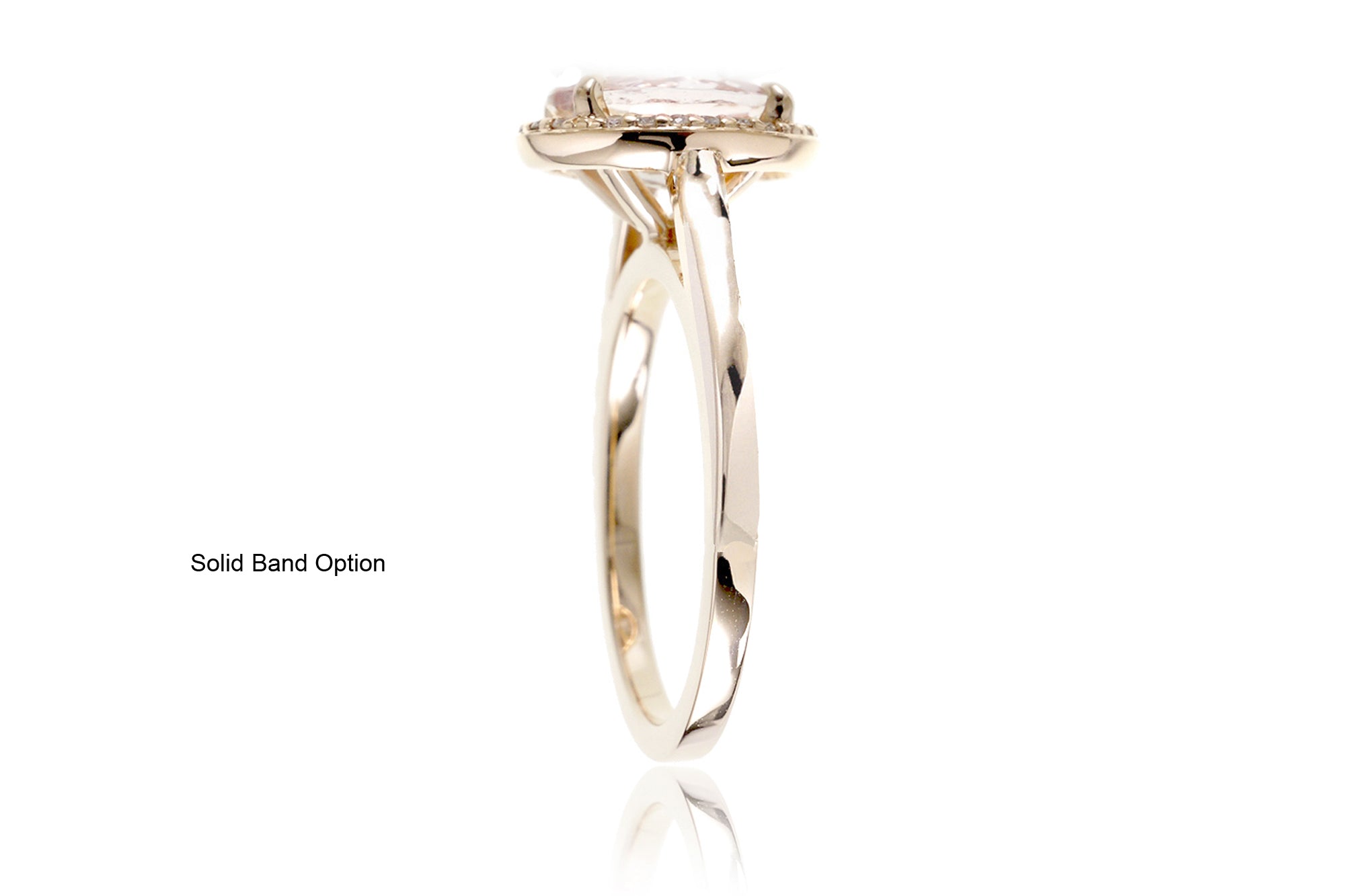 The Steffy Oval Cut Moissanite Ring