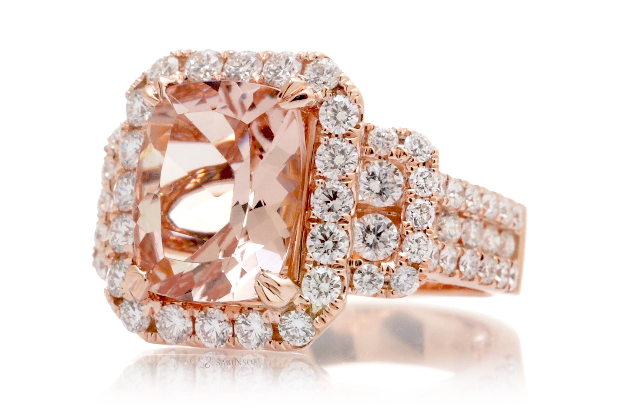 The Sydney Cushion Morganite