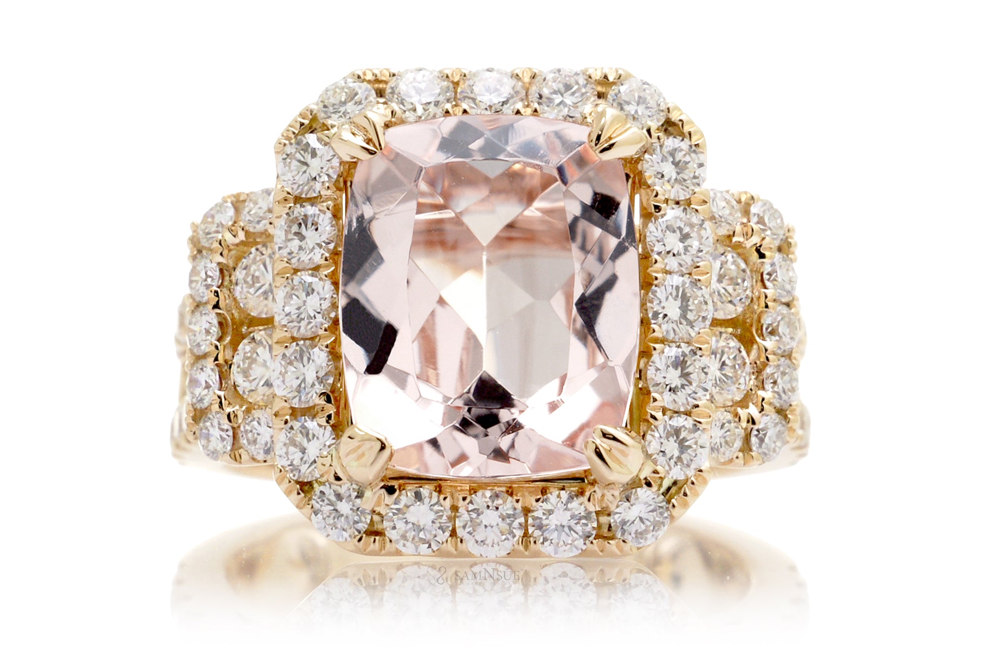 The Sydney Cushion Morganite