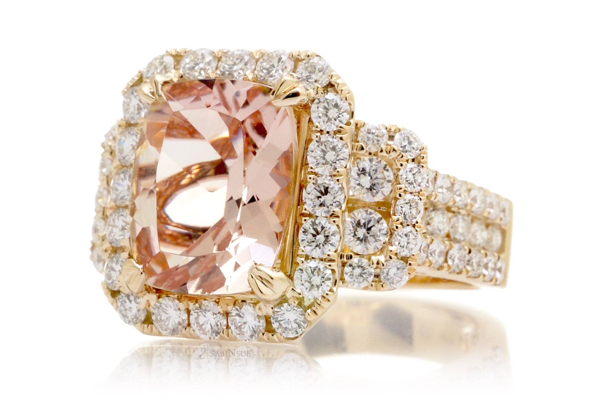 The Sydney Cushion Morganite