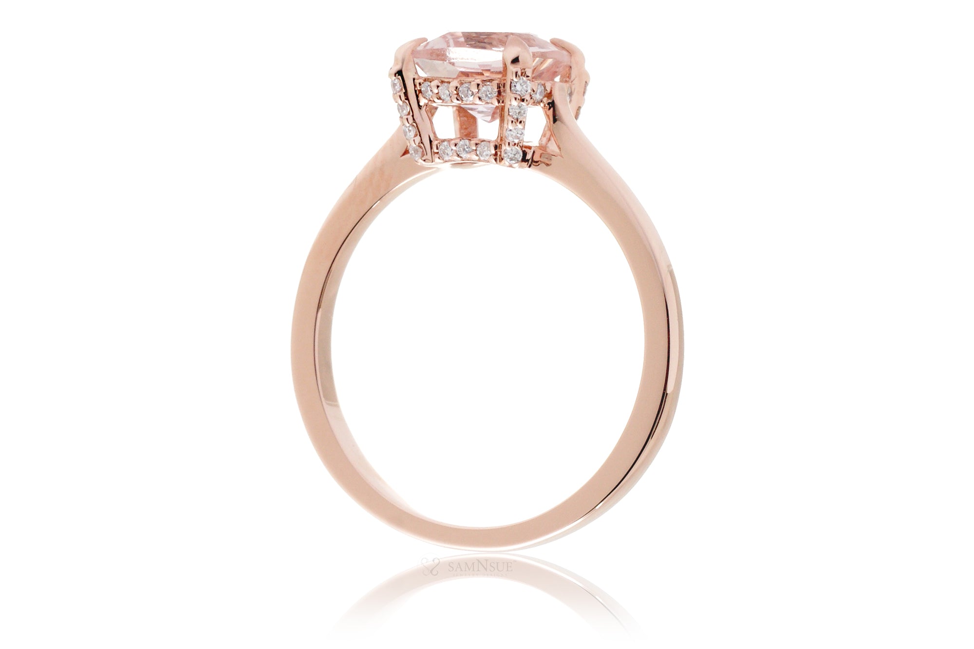 The Tracy Cushion Morganite