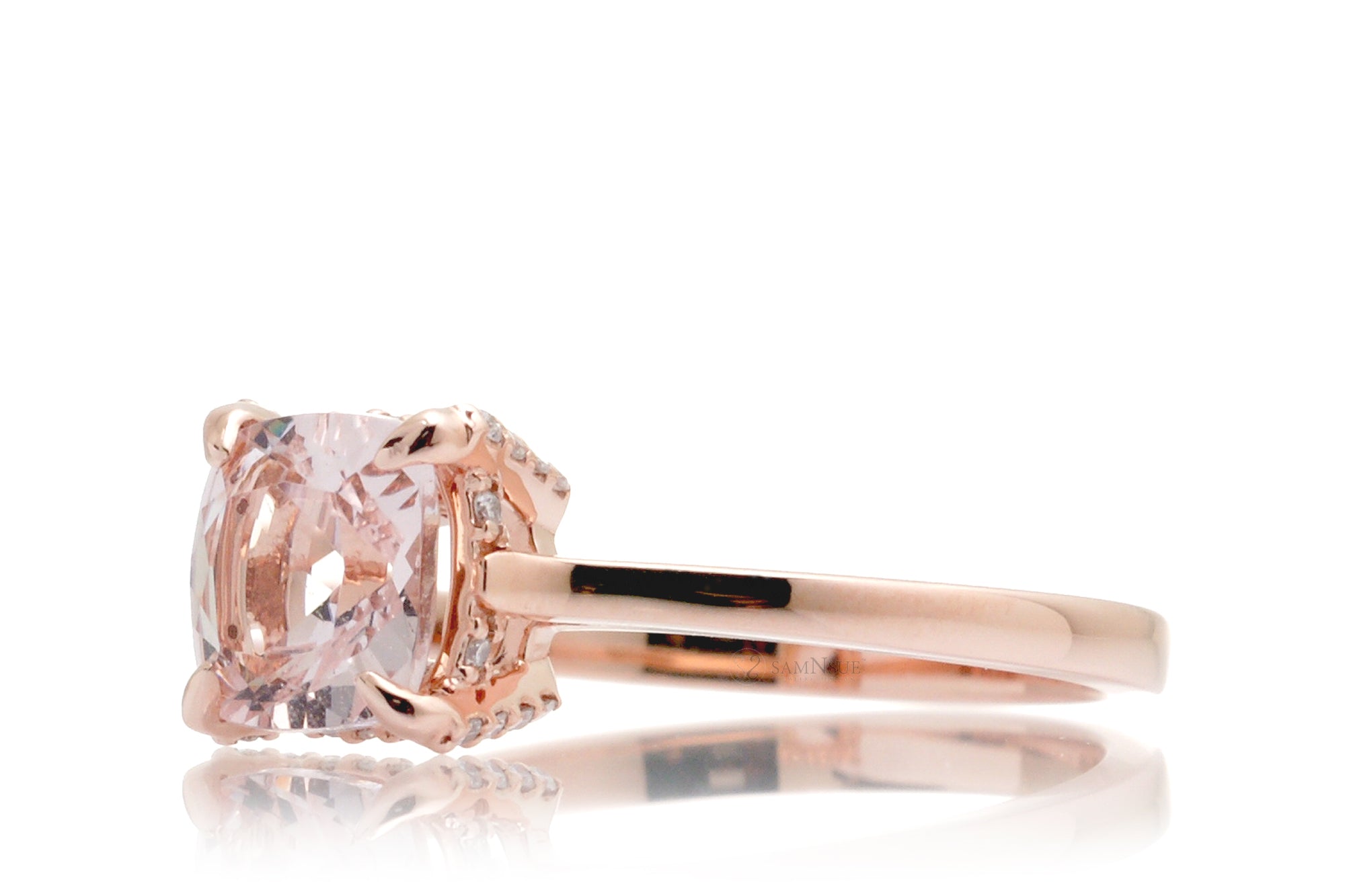 The Tracy Cushion Morganite