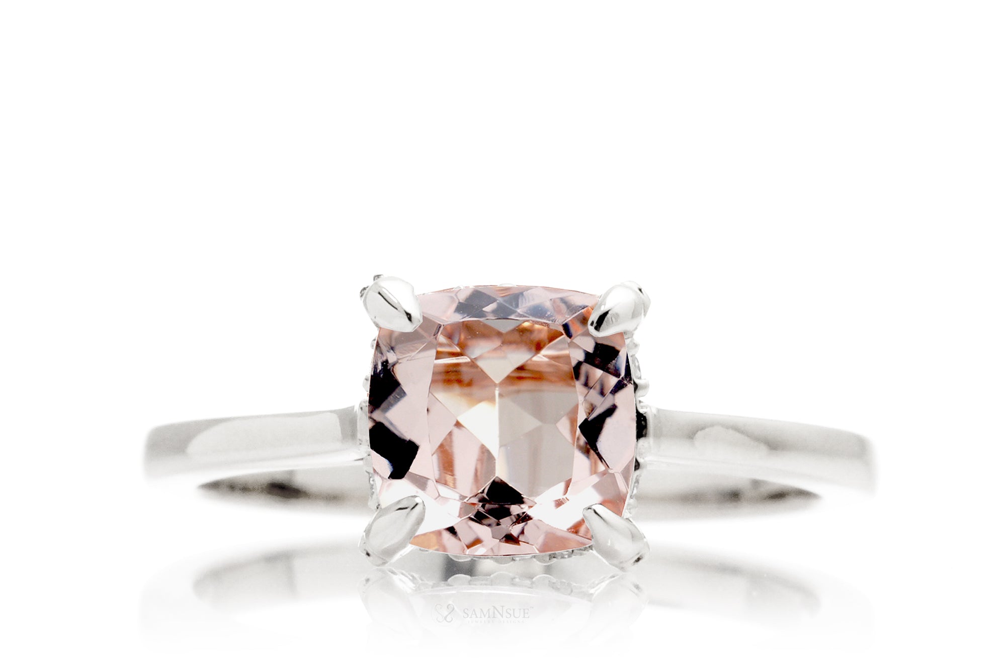 The Tracy Cushion Morganite