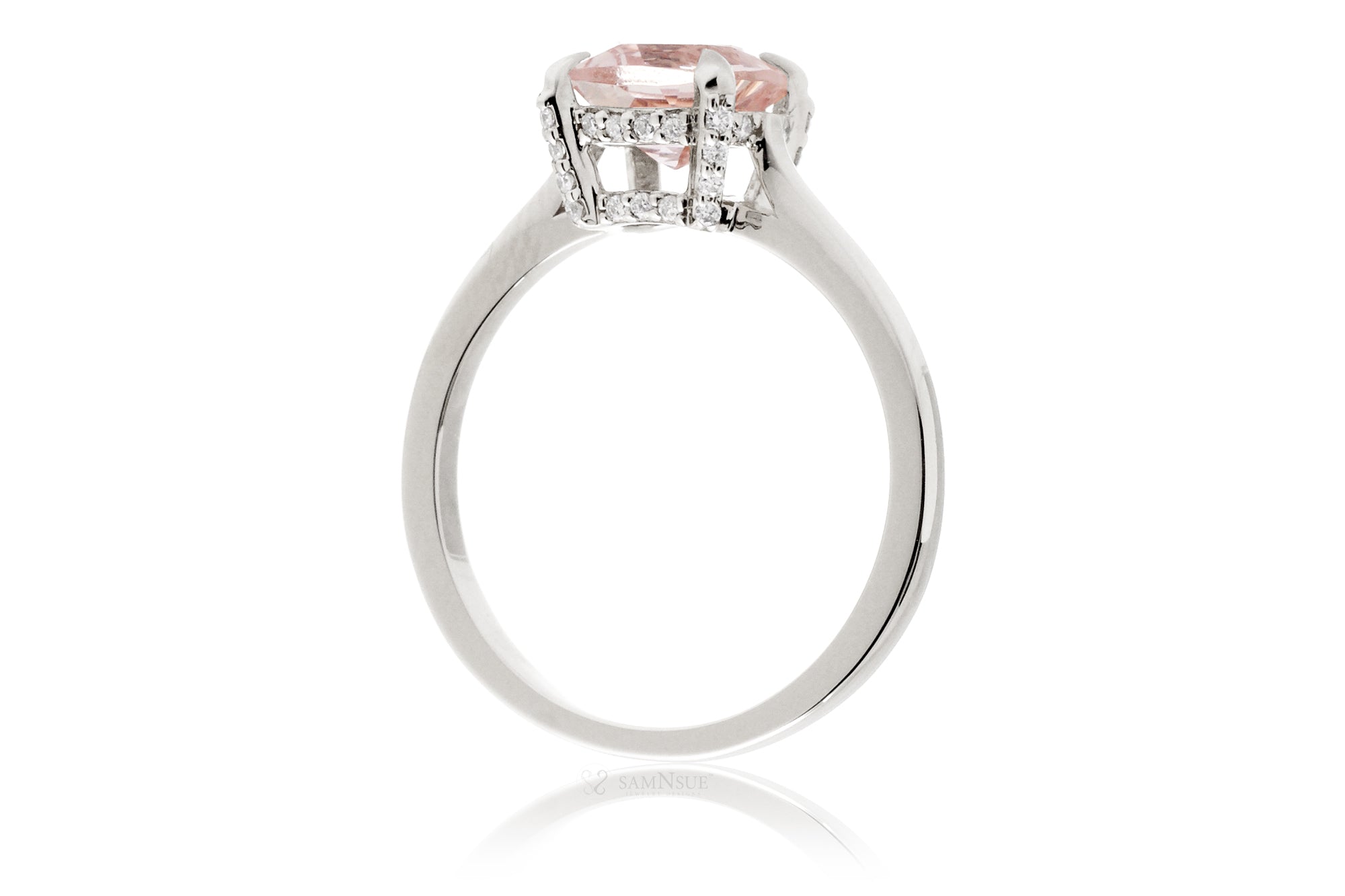 The Tracy Cushion Morganite