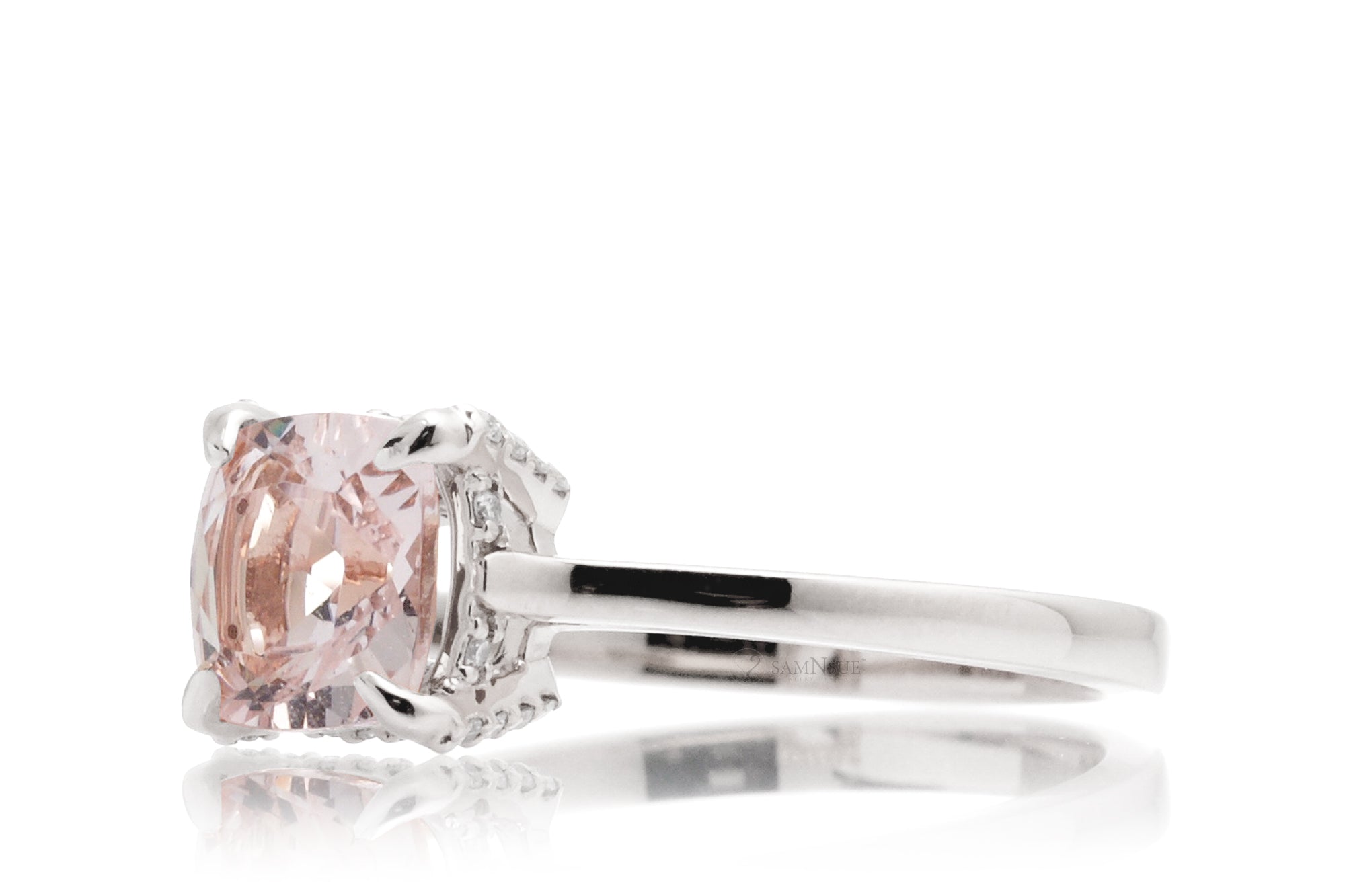 The Tracy Cushion Morganite