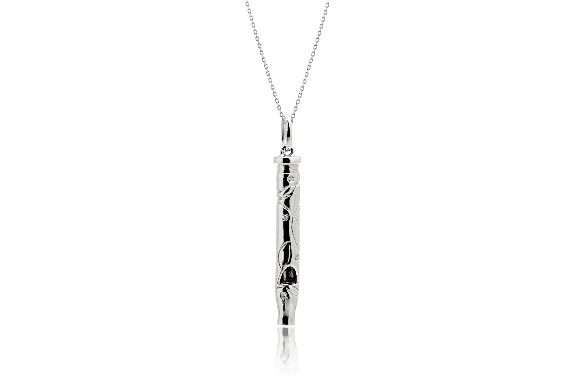 The Whistle/Flute Diamond Pendant The Whistle/Flute Diamond Pendant