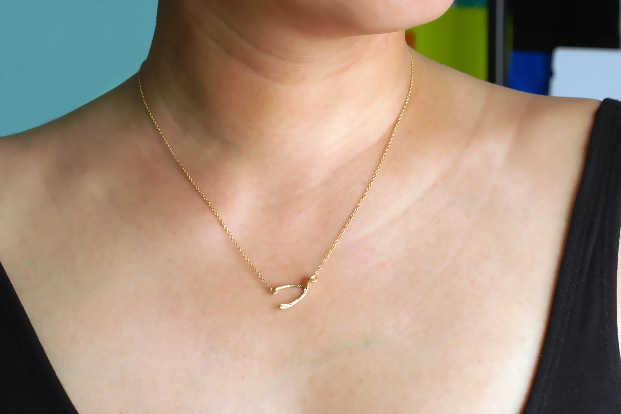 The Wishbone Twig Necklace