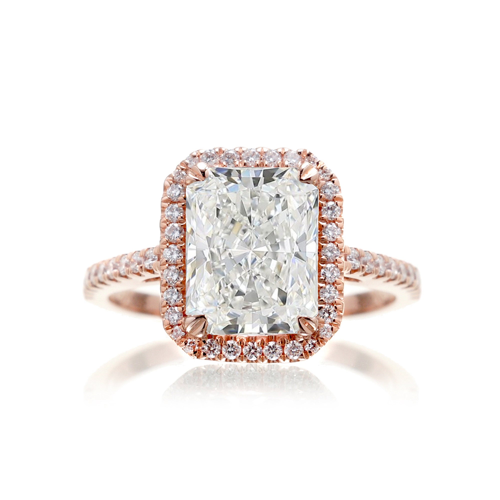 The Signature Radiant Cut Diamond Ring
