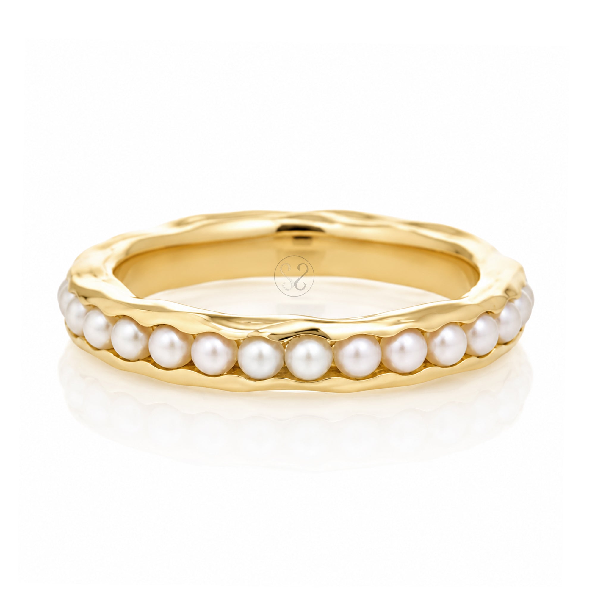 The Eternity Channel Set Pearl Band