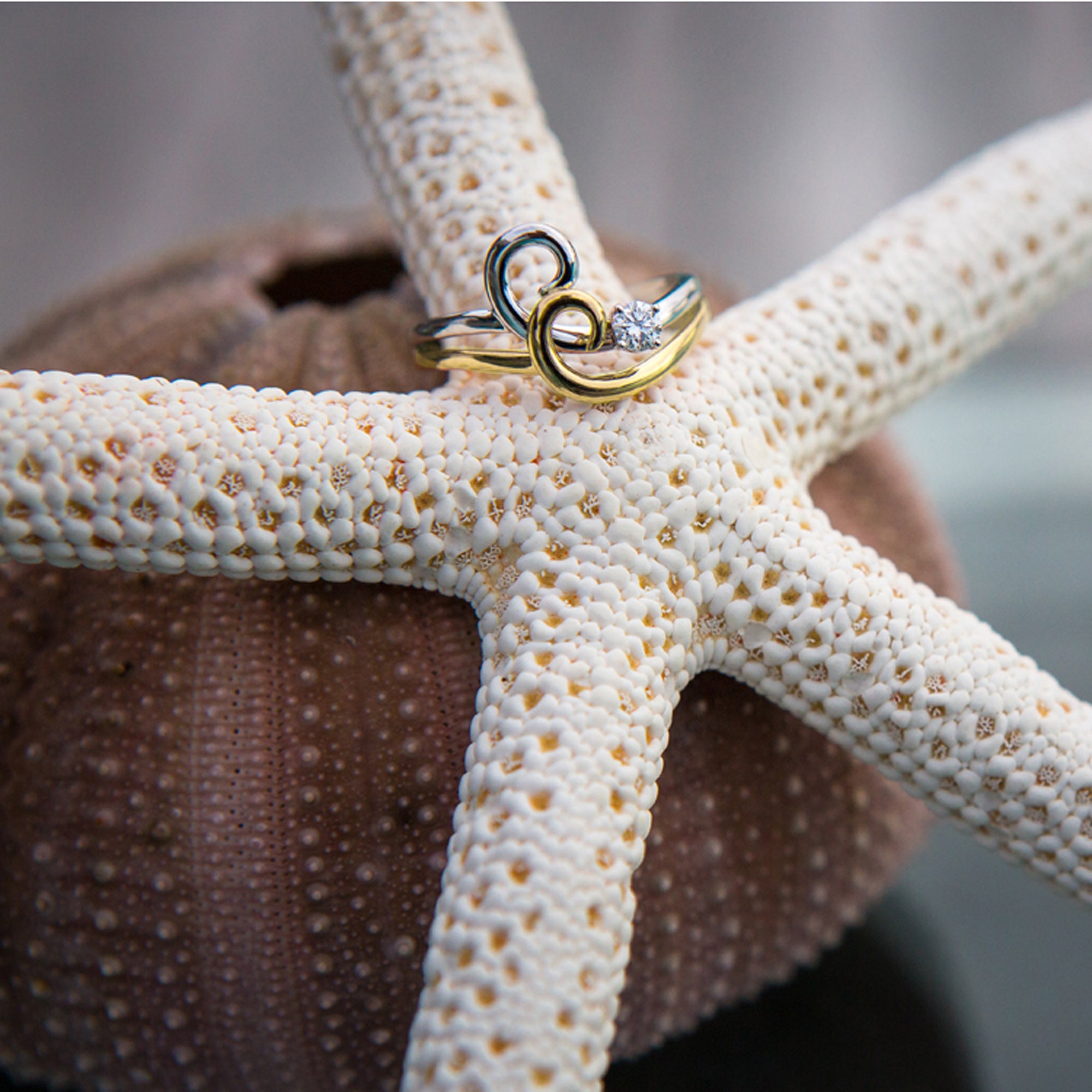 The Double Waved Diamond Ring