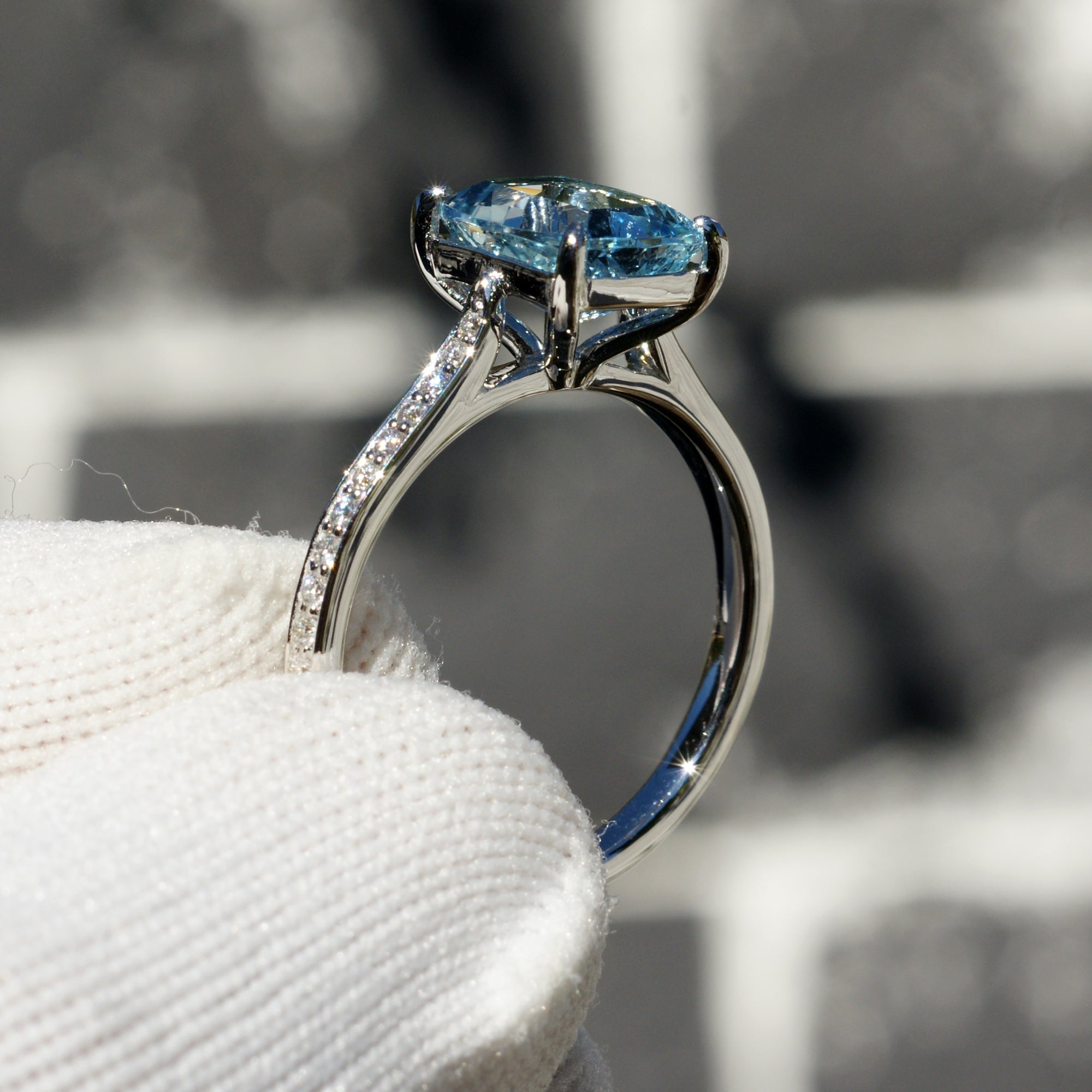aquamarine engagement ring diamond band the emily 10x8 2