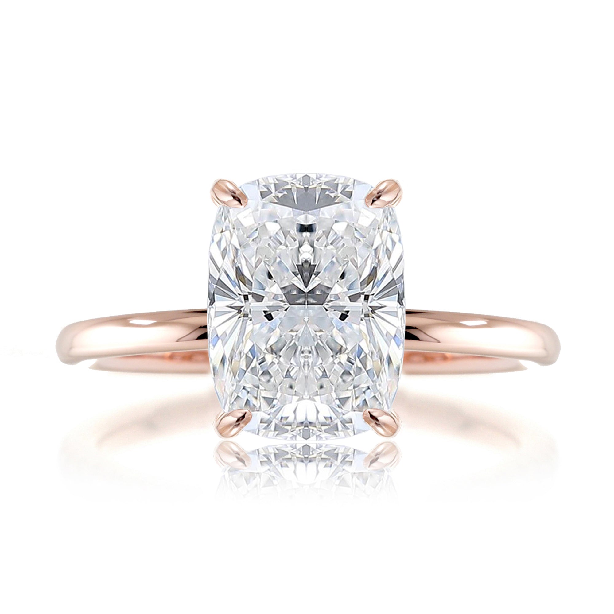 The Ava Cushion Diamond Ring ( Lab-Grown)