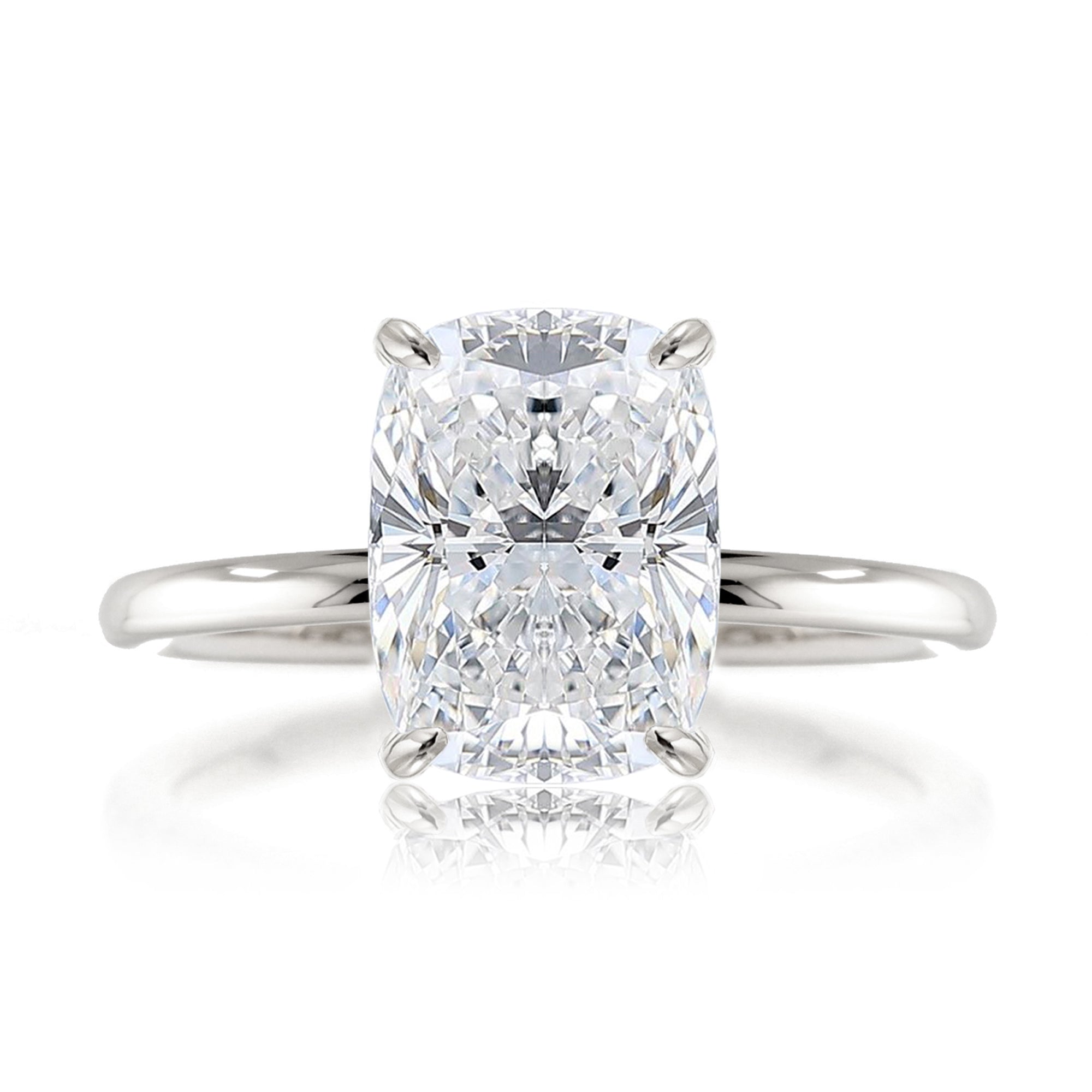 The Ava Cushion Diamond Ring ( Lab-Grown)