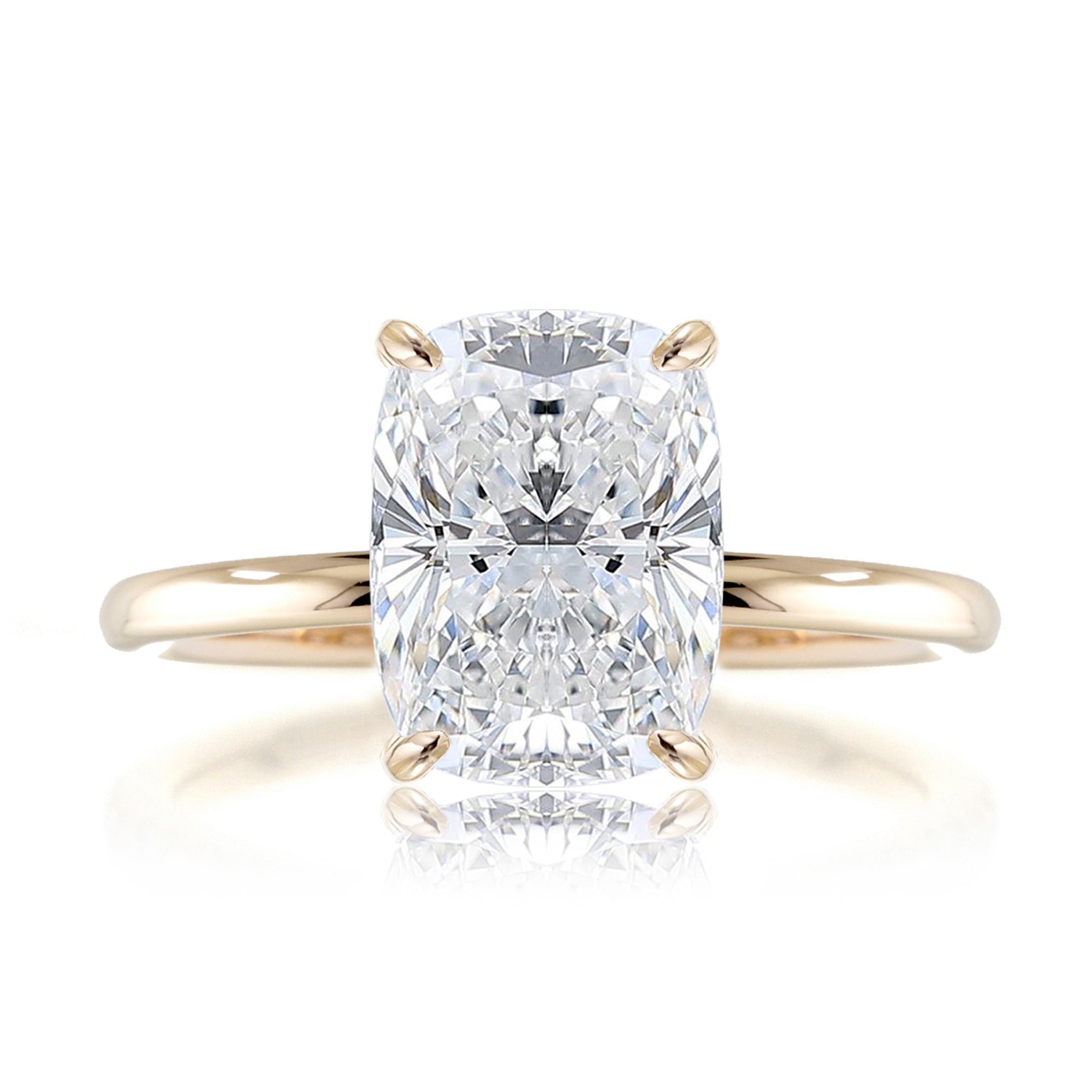 The Ava Cushion Diamond Ring ( Lab-Grown)