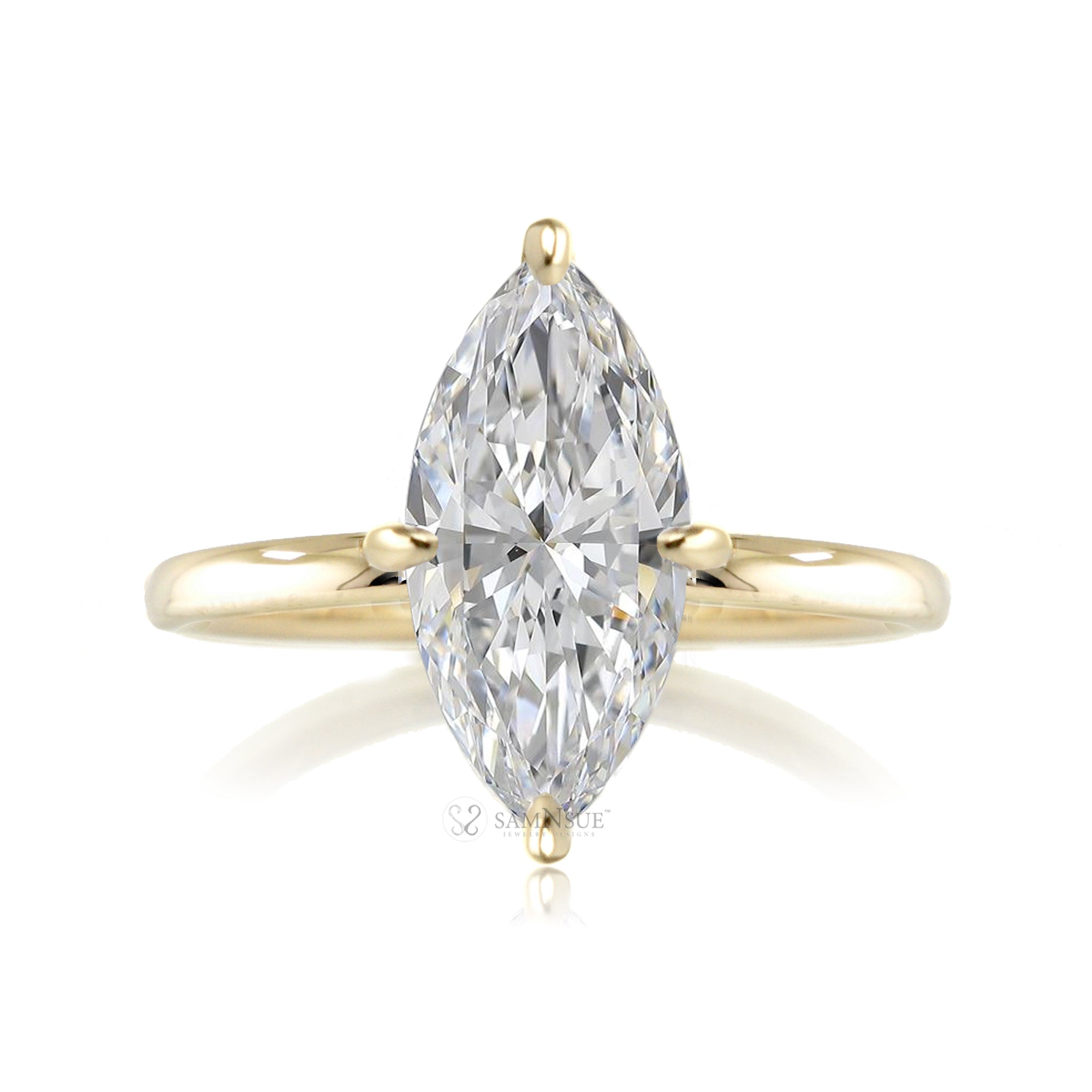 The Ava Marquise Diamond Ring ( Lab-Grown)