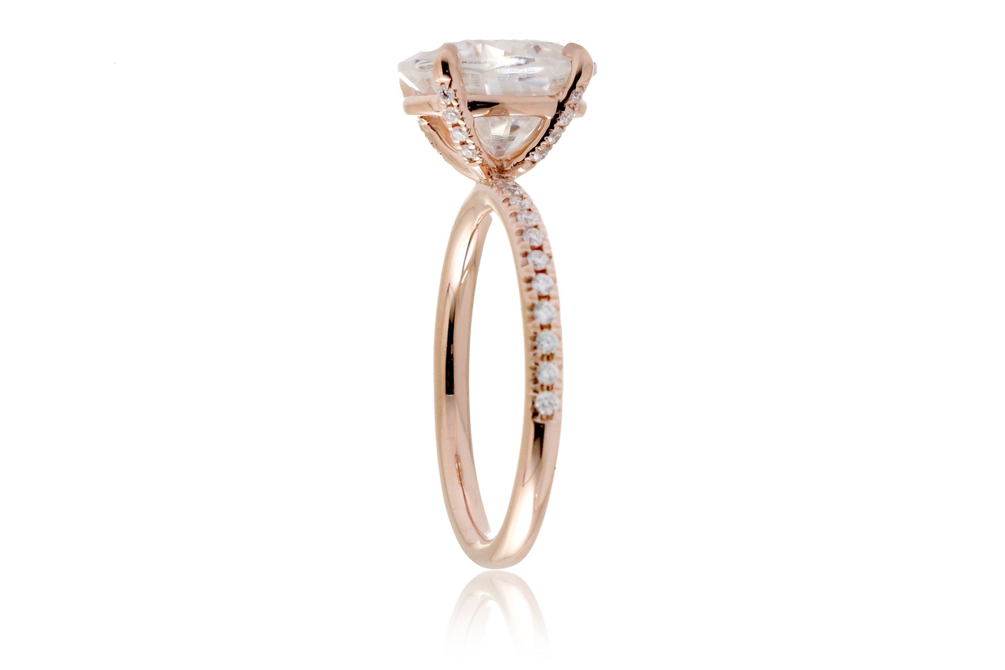 The Ava Emerald Cut Diamond Ring (Lab-Grown)