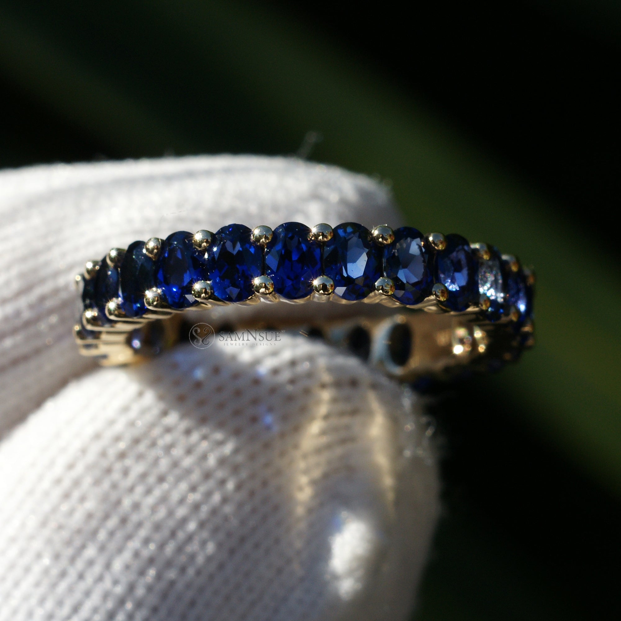 The Amelia Oval Eternity Band