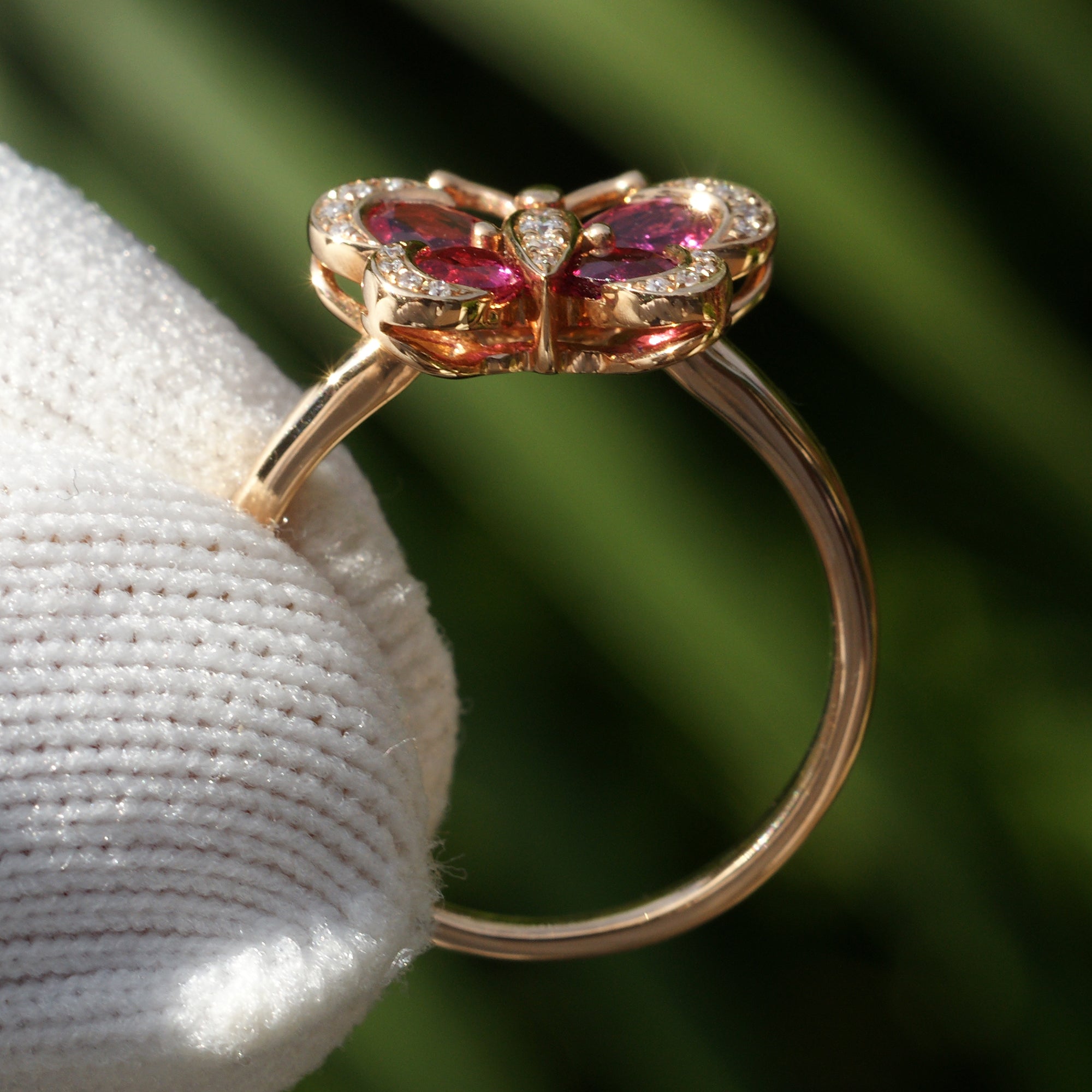 The Agrias Ruby Butterfly Ring